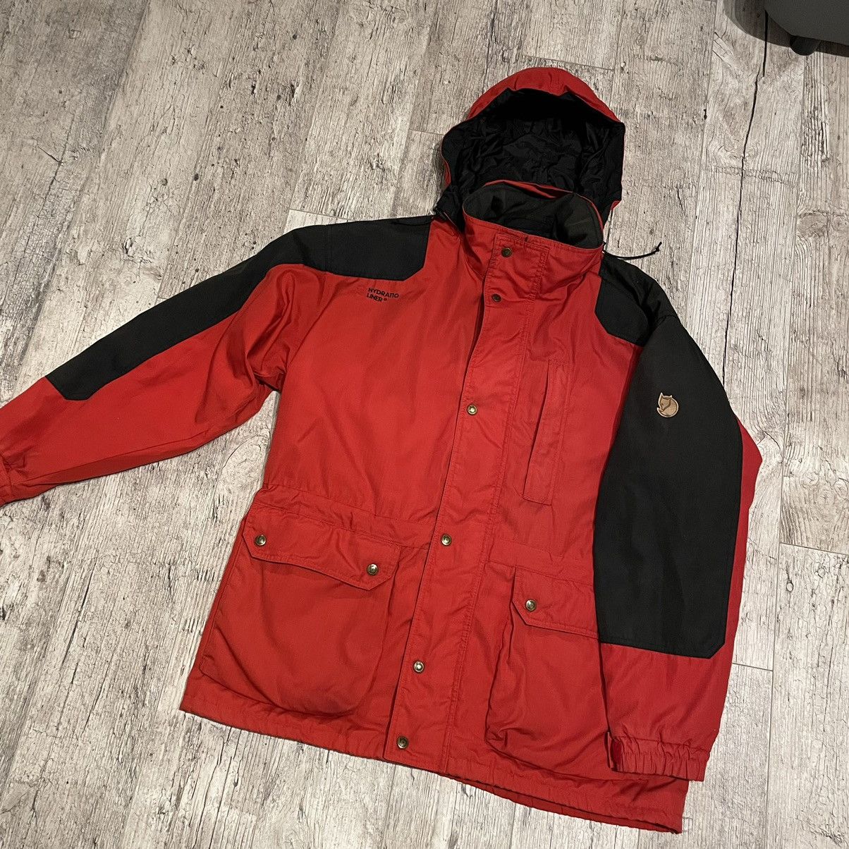 image of Fjallraven Vintage Hydratic Jacket XL Y2K Japnese Brand in Red, Men's