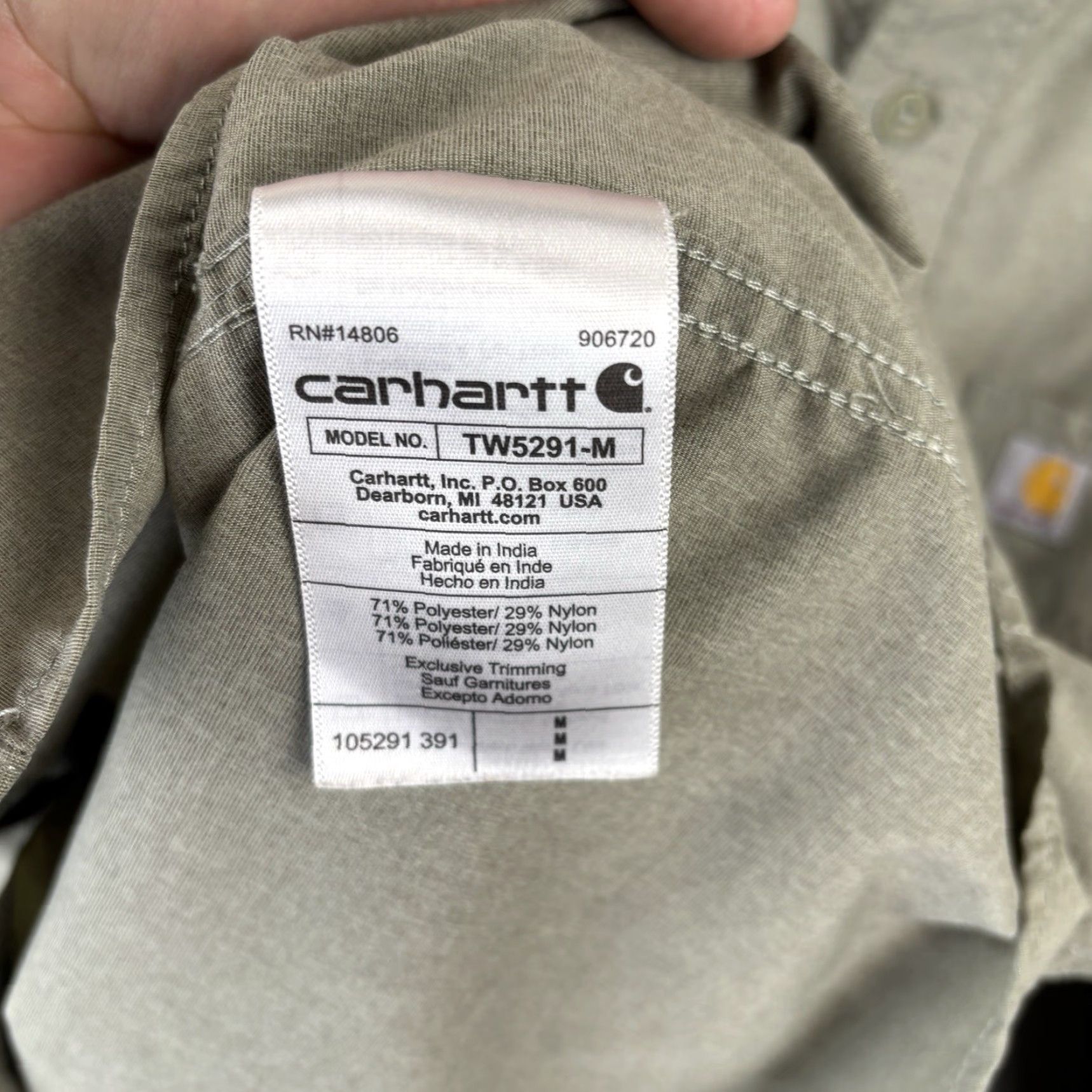 Carhartt VINTAGE? No — Incorrect. Size US M / EU 48-50 / 2 - 4 Thumbnail