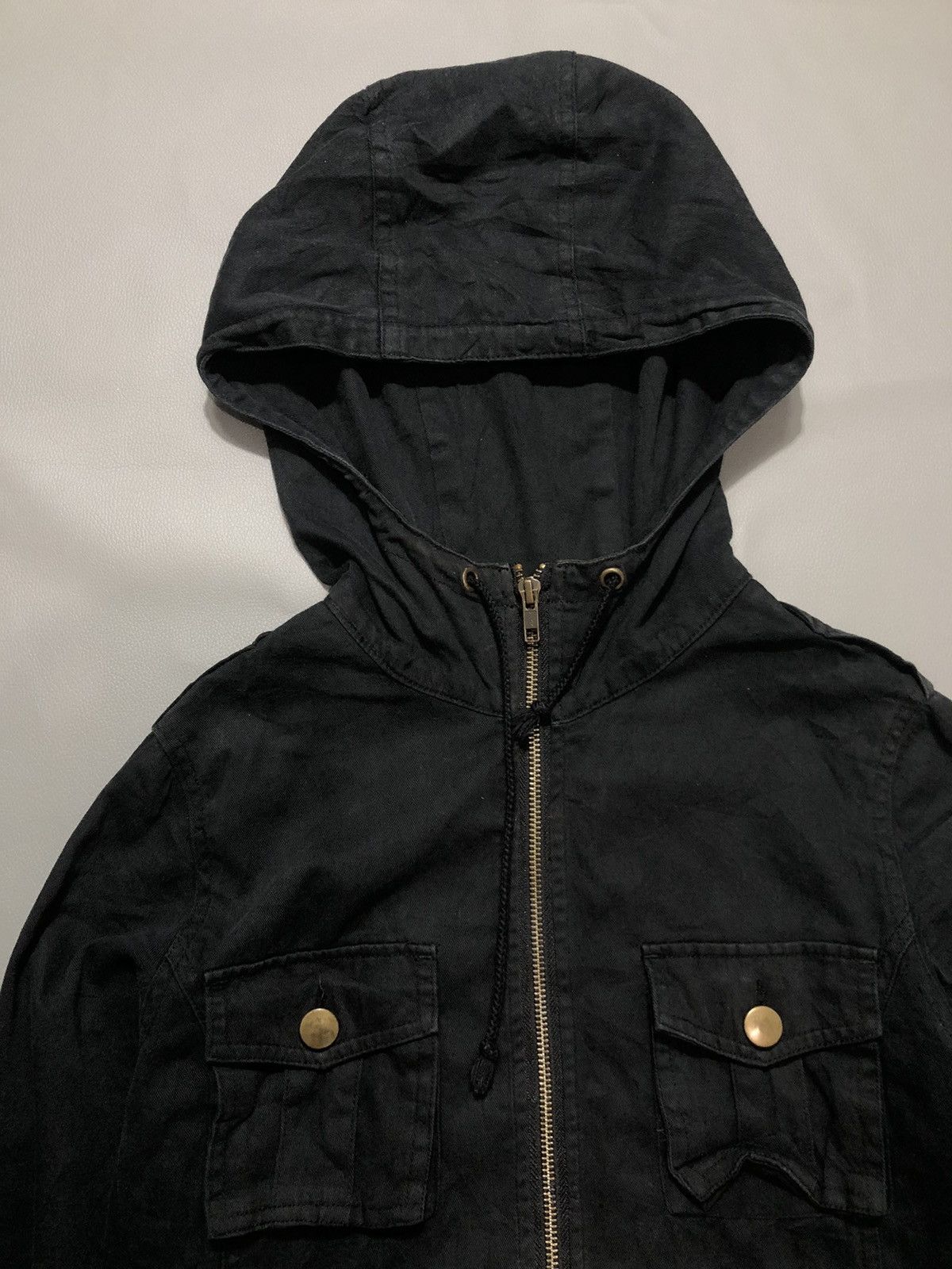 If Six Was Nine JAPANESE DOUBLE POCKET ZIPPER JACKET HOODIE GOA STYLE Size M / US 6-8 / IT 42-44 - 6 Thumbnail