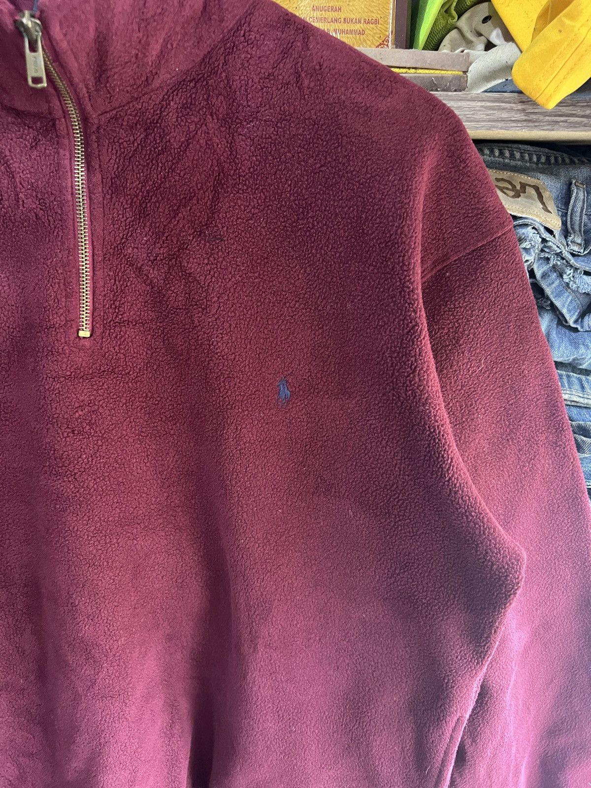 Polo Ralph Lauren 🔥Polo Ralph Lauren Half Zipper Fleece Jacket Size US L / EU 52-54 / 3 - 7 Thumbnail
