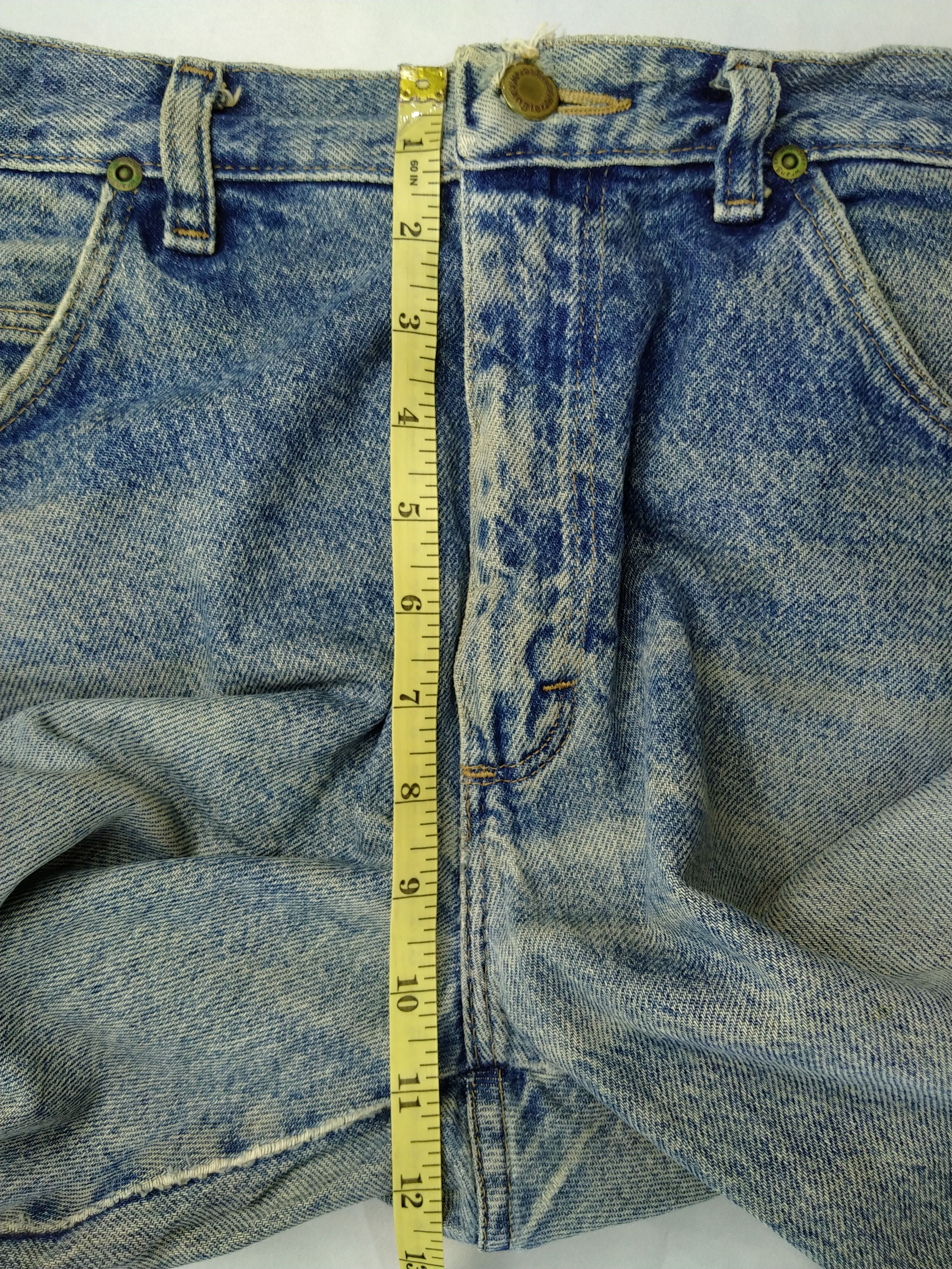 Wrangler Dirty Blue Wrangler Distressed Denim 34x28 -JN472 Size US 34 / EU 50 - 6 Thumbnail