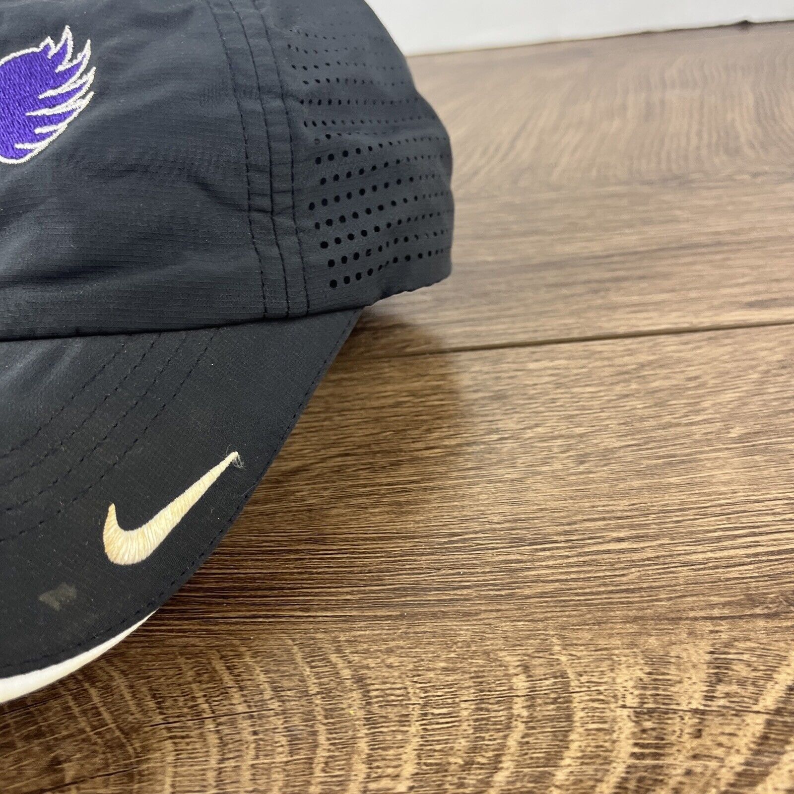 Nike Ravens Nike Hat Black Hat Adjustable Adult Size Black Hat Ca Size ONE SIZE - 7 Thumbnail