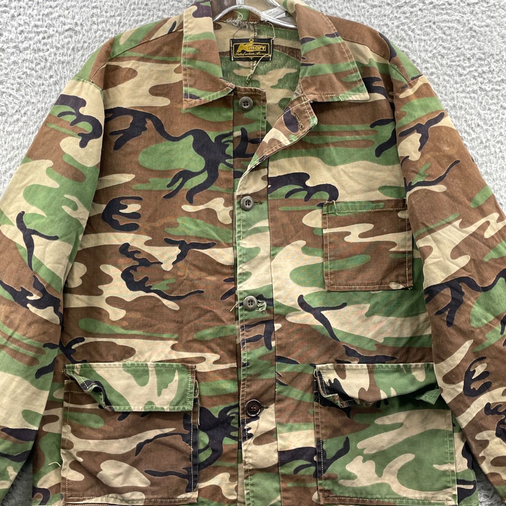 Vintage Vintage K Mart Shirt Mens 42-44 Camo Uniform Surplus Workwear Outdoor Street Y2K Size US XL / EU 56 / 4 - 3 Thumbnail