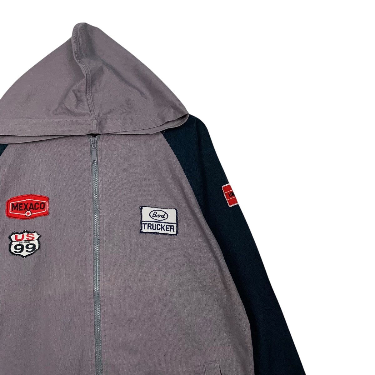 Japanese Brand Bard Trucker US Route 99 Hooded Zipper Jacket Size US L / EU 52-54 / 3 - 5 Thumbnail