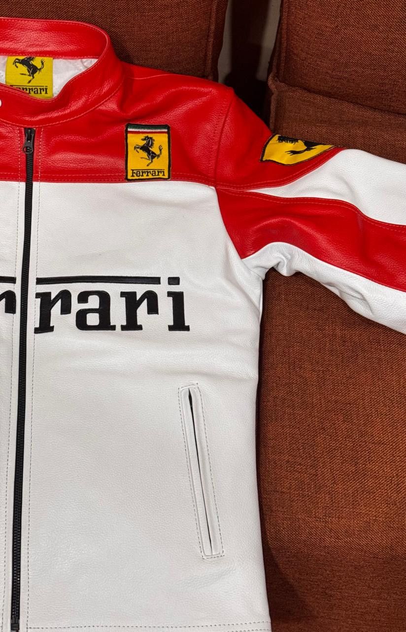 Ferrari × Vintage Vintage Ferrari Leather Jacket Size US L / EU 52-54 / 3 - 4 Thumbnail
