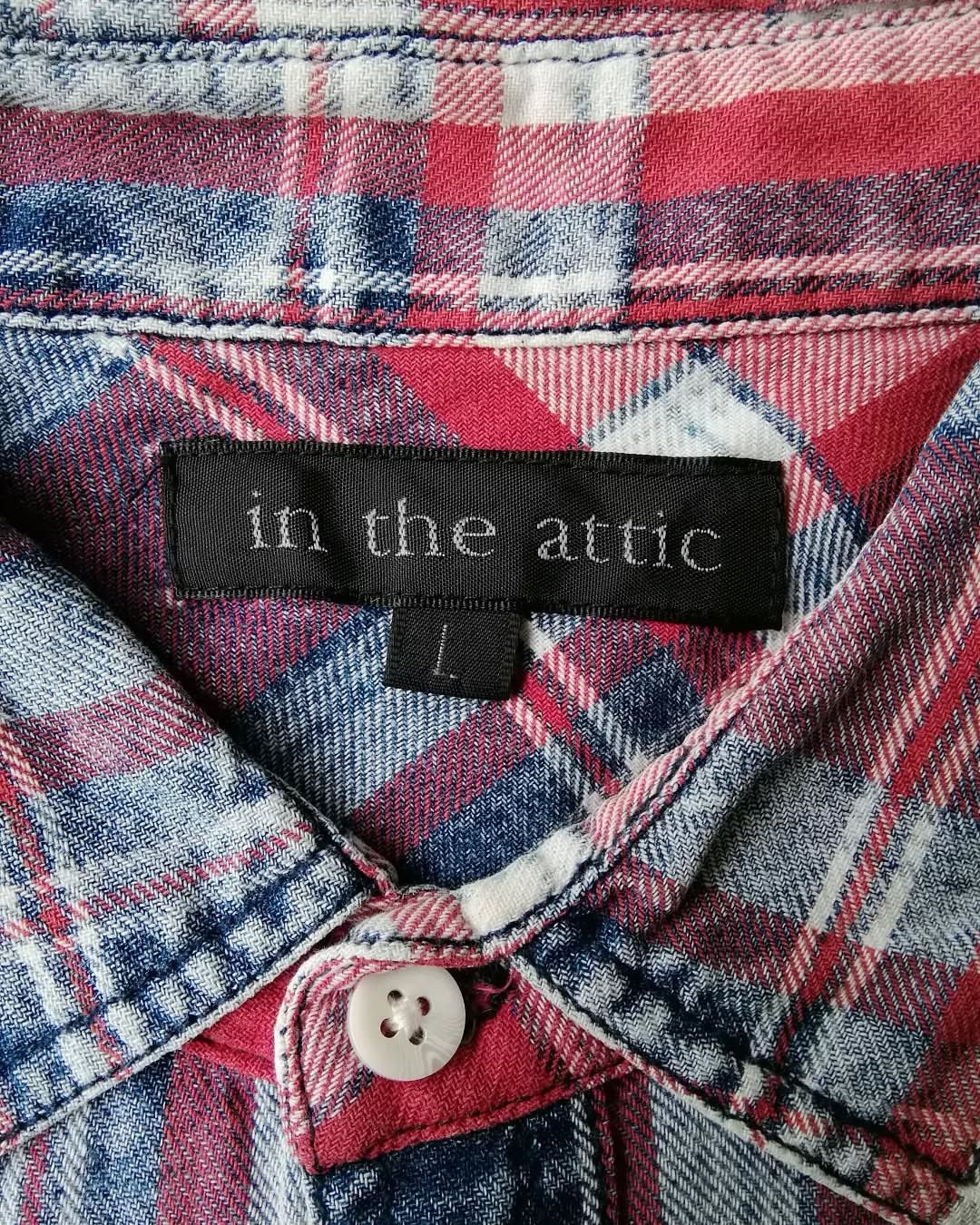 In The Attic × Japanese Brand In The Attic Red Plaid Flanel Shirt Size US M / EU 48-50 / 2 - 6 Thumbnail