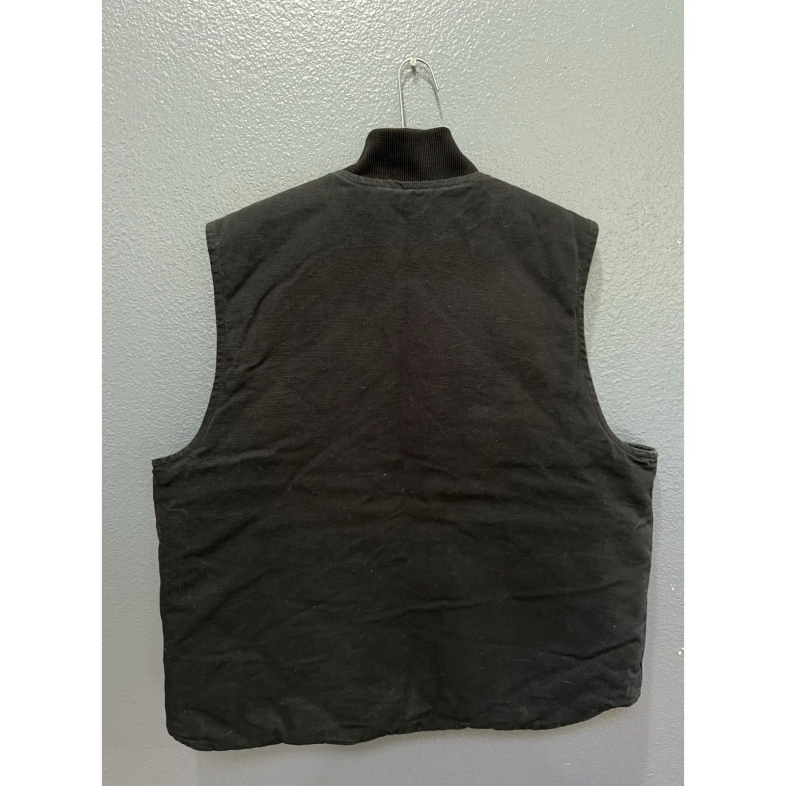 Carhartt VINTAGE Carhartt Vest Zip Quilted Black XL/2XL Mens Vest Mardi Gras Y2K Size US XL / EU 56 / 4 - 4 Thumbnail