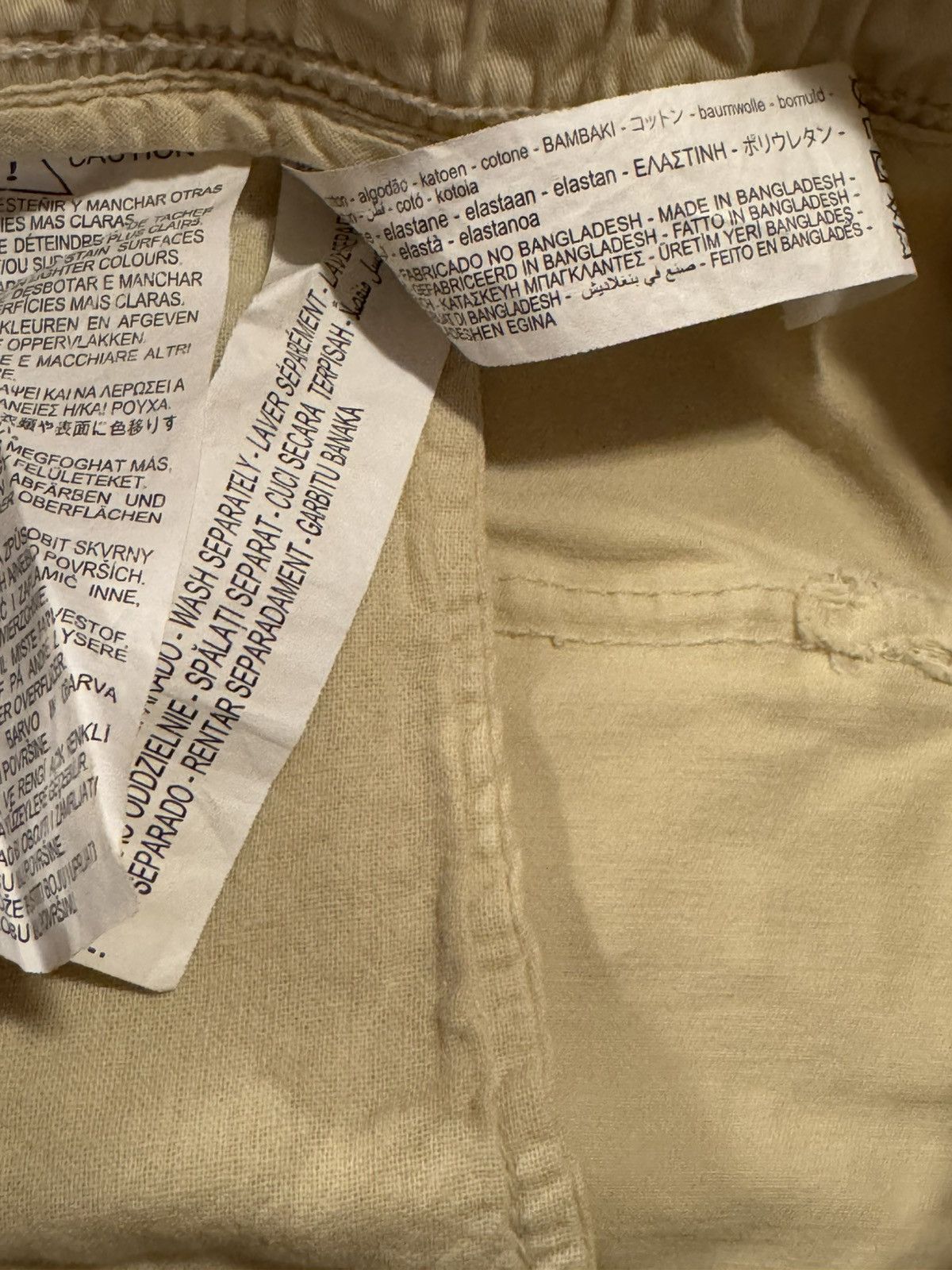 Rhude × Zara Zara x Rhuigi Cargo Pants Tan Khaki Size Large Men’s Rhude Size US 34 / EU 50 - 11 Thumbnail