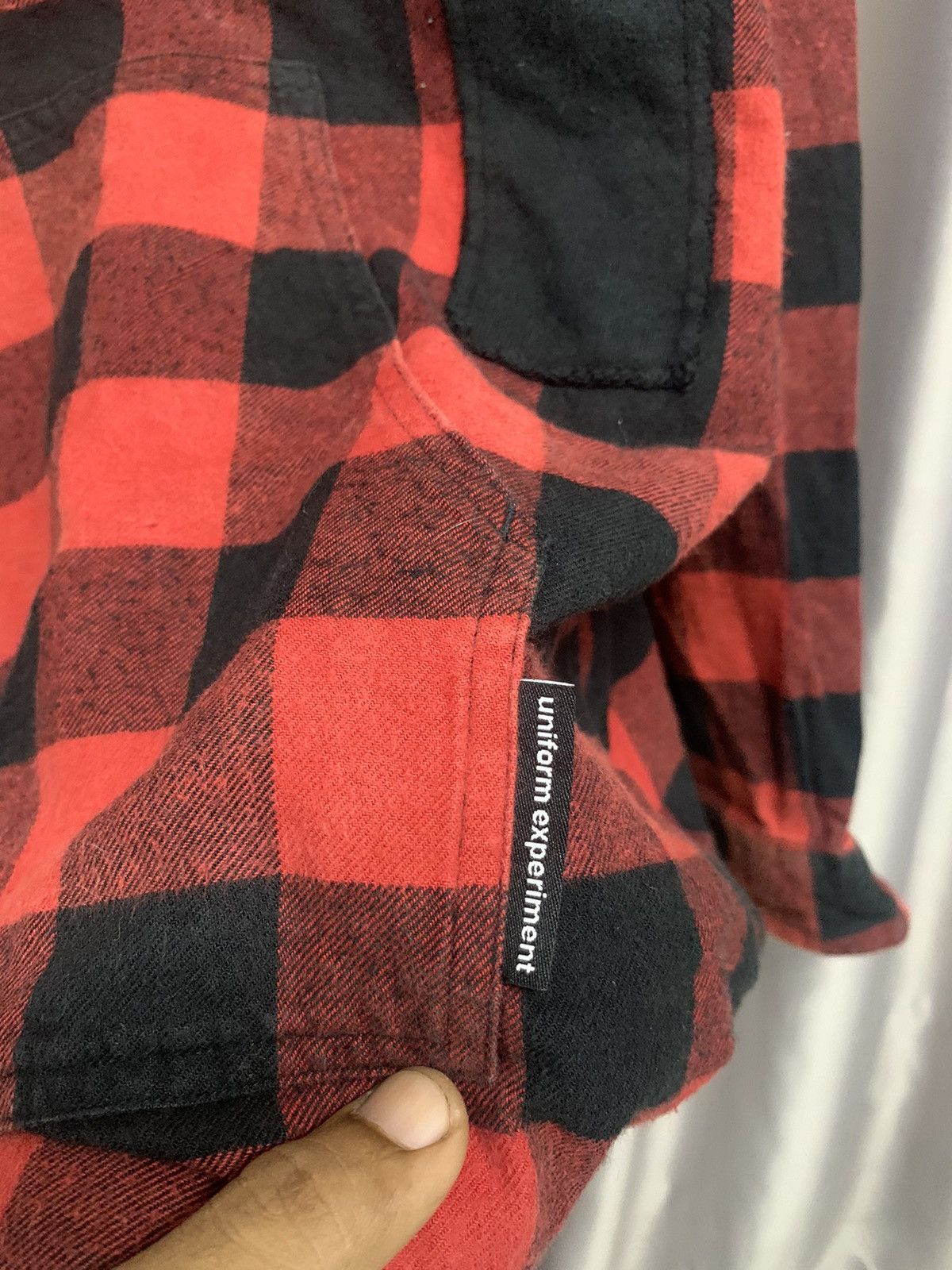 Sophnet. × uniform experiment RARE UNIFORM EXPERIMENT X SOPHNET HOODIE PATCHWORK Size US L / EU 52-54 / 3 - 4 Thumbnail