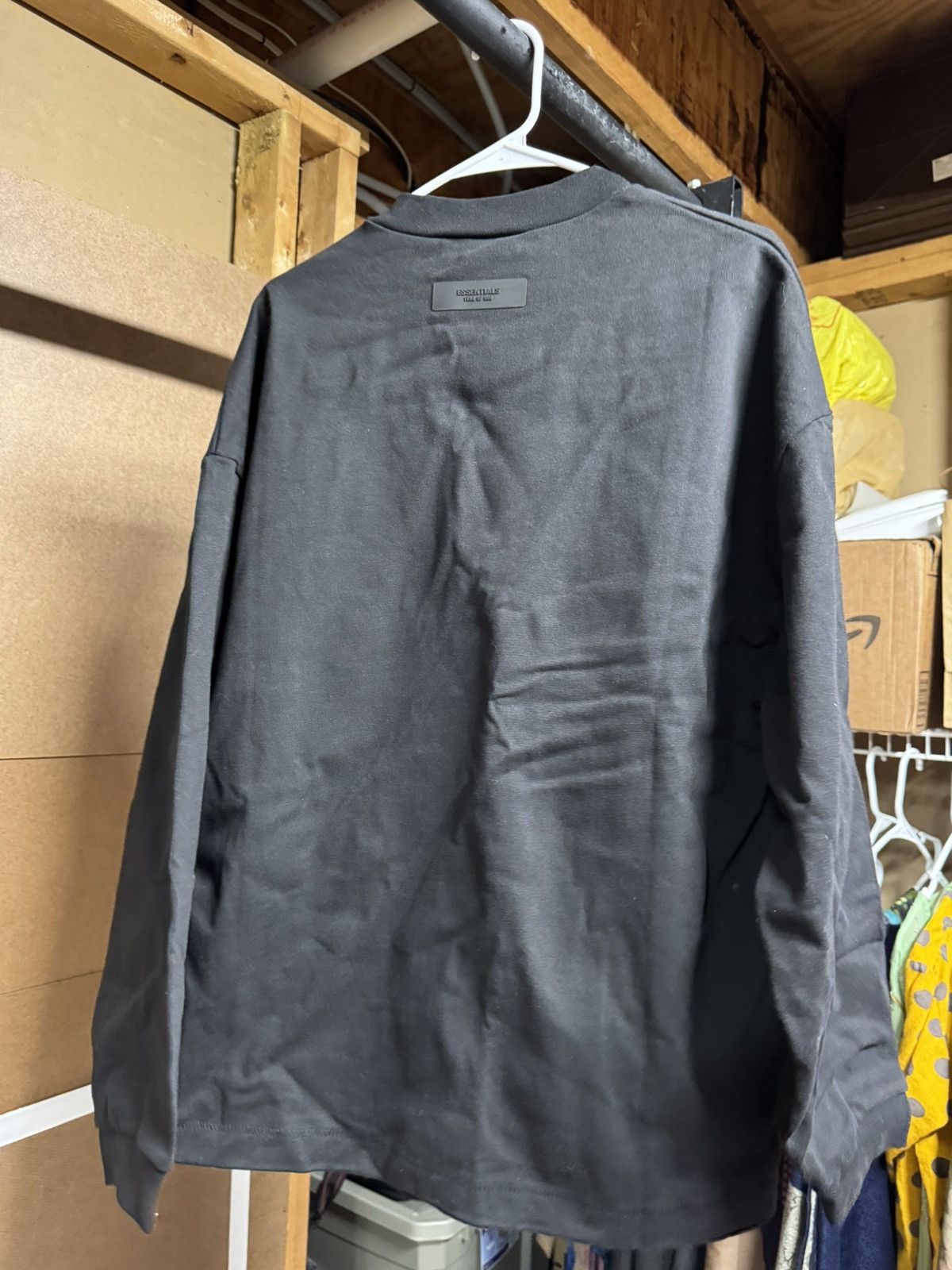 Essentials × Fear of God Fear of God Essentials Black Heavy Long Sleeve T-Shirt Size US S / EU 44-46 / 1 - 5 Thumbnail