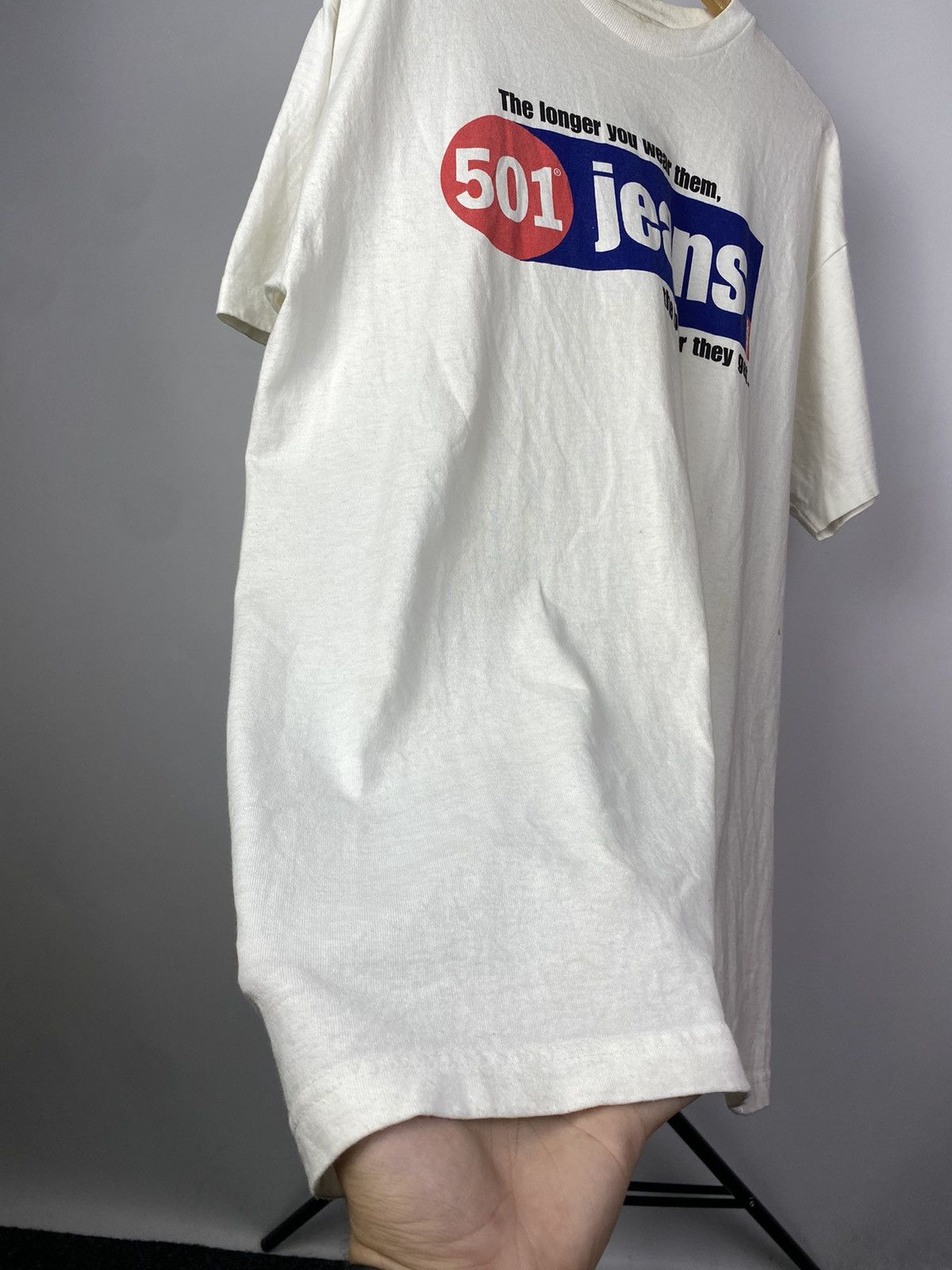 Levi's × Levi's Vintage Clothing Vintage 1990s Levi’s 501 T shirt mens Large tee Rare Size US M / EU 48-50 / 2 - 5 Thumbnail