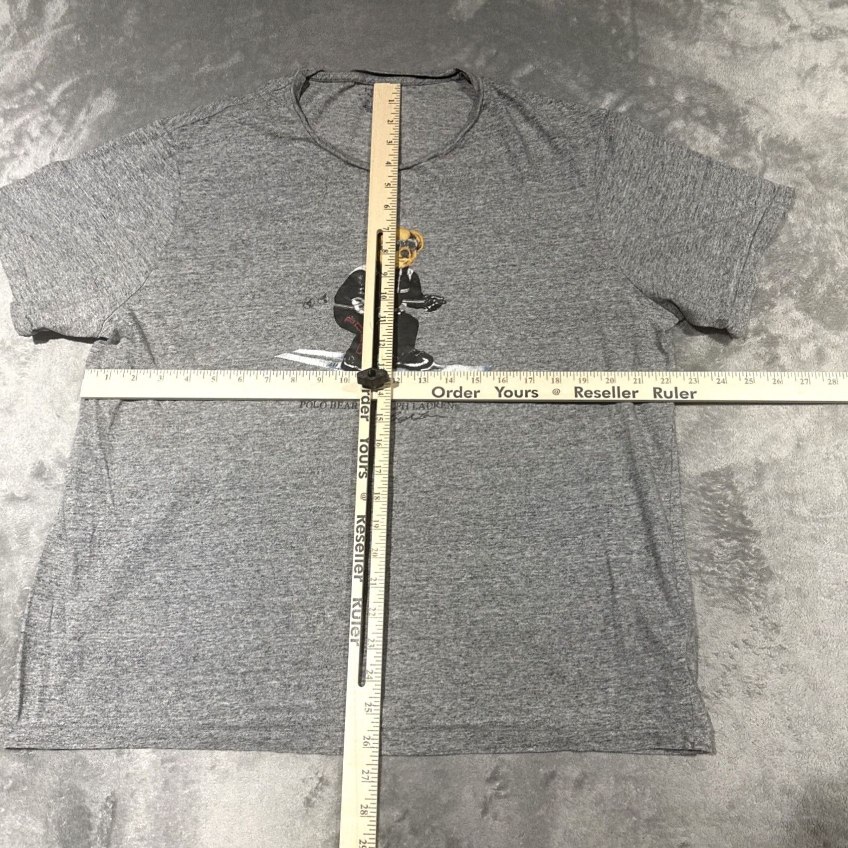 Polo Ralph Lauren Polo Ralph Lauren Polo Bear Shirt Mens XXL Gray Ski Snow Skiing Snowboarding Alpine Crew Neck Short Sleeve Size US XXL / EU 58 / 5 - 4 Thumbnail