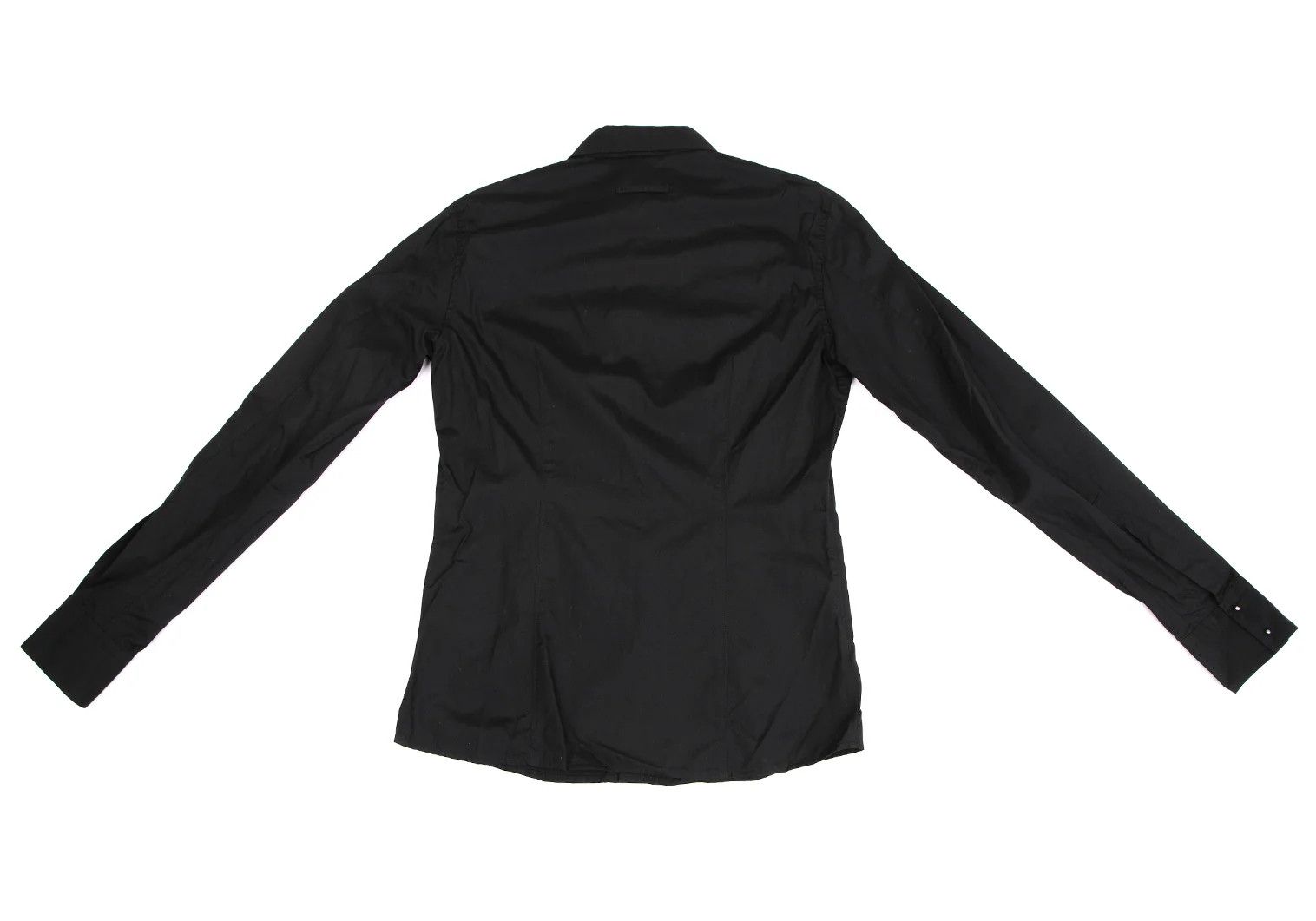 Jean Paul Gaultier Cotton Broad Shirt with Grommet Buttons in Black 48 Size US M / EU 48-50 / 2 - 14 Thumbnail