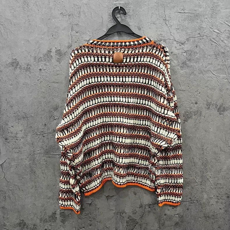Loewe Loewe Back leather tag vintage knit sweater Size S / US 4 / IT 40 - 2 Thumbnail