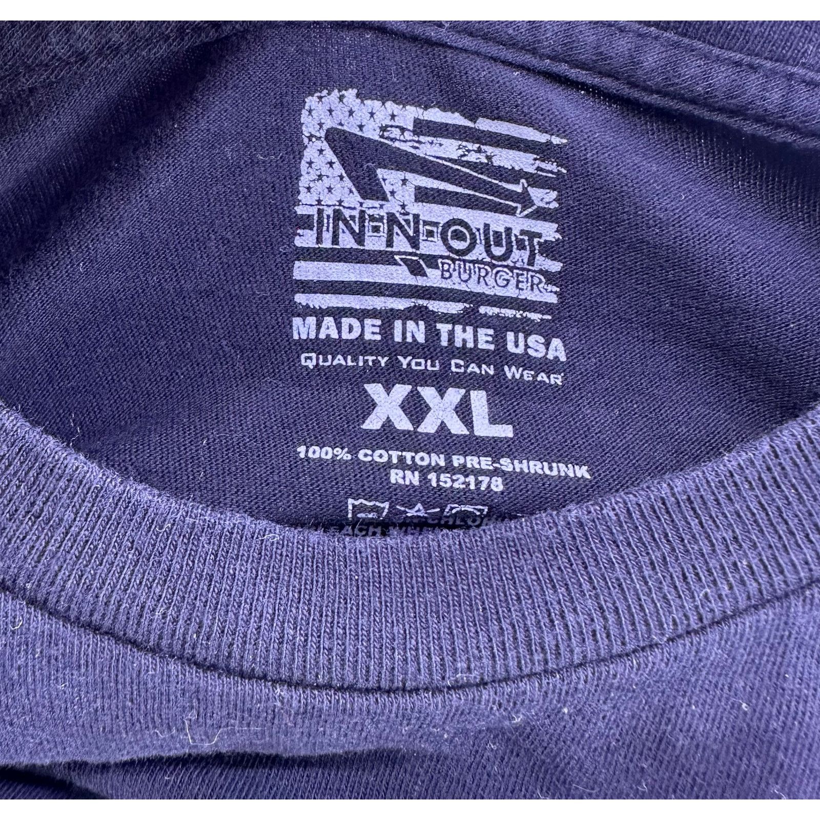 & Other Stories In N Out 75 Years Design Black Tshirt Size 2XL Size US XXL / EU 58 / 5 - 4 Thumbnail
