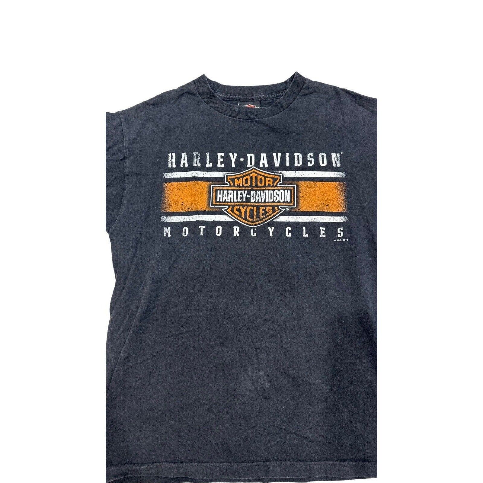 Harley Davidson Harley Davidson Naples Florida Pirate Graphic Mens Sz Medium Size US M / EU 48-50 / 2 - 9 Thumbnail