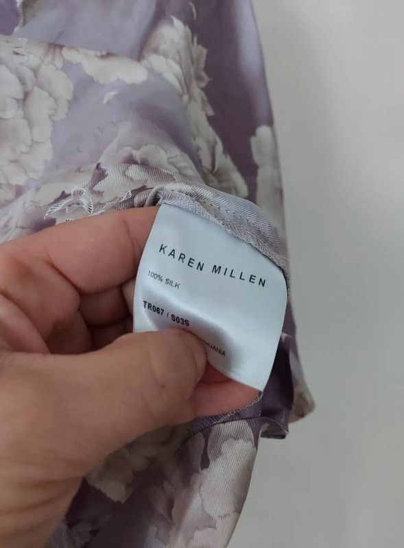 Karen Millen Karen Millen silk vintage top UK 8 EU 36 Size S / US 4 / IT 40 - 5 Thumbnail