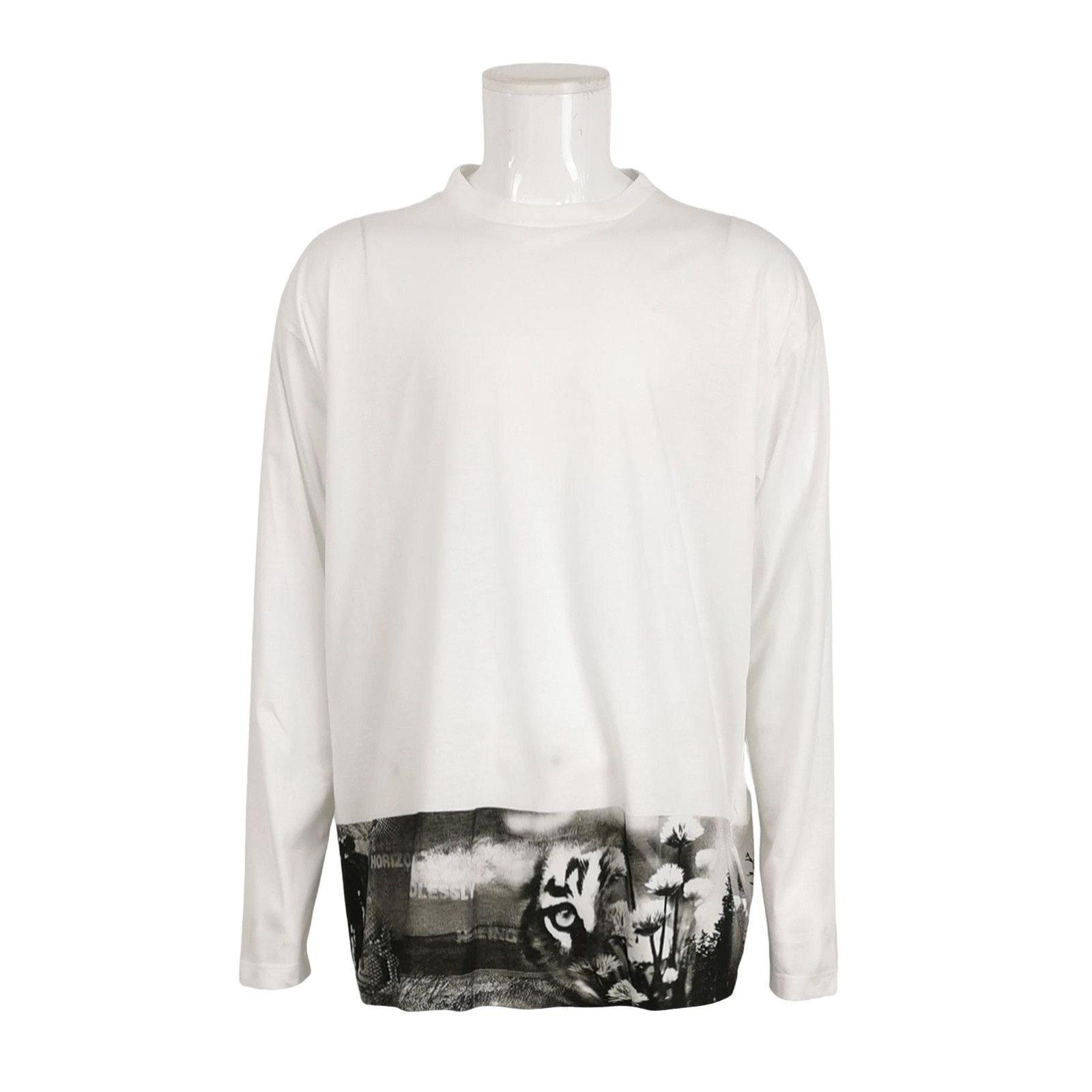 プラダ　PRADA LUNA ROSSA ルナロッサ　ピレリ　Tシャツ　ホワイト Prada × Streetwear × Vintage PRADA LUNA ROSSA Long Sleeve Shirt