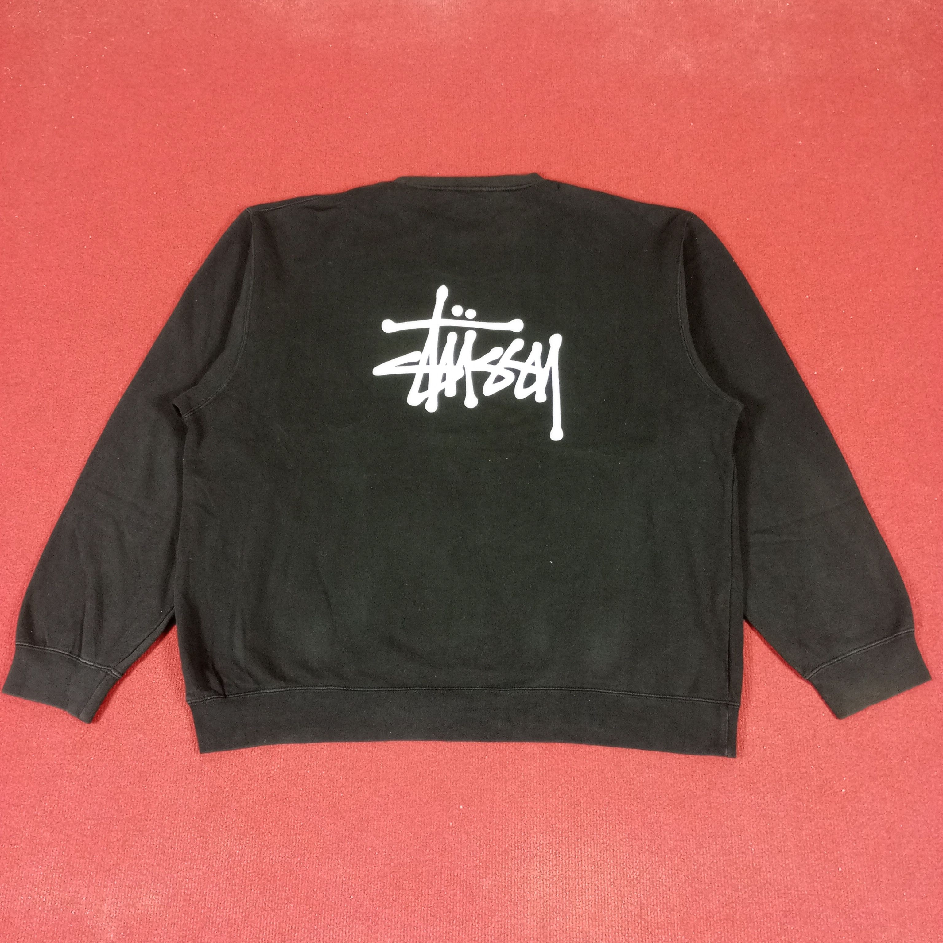 Stussy × Vintage Stussy Streetwear Style Custom Art Sweatshirt Size US XXL / EU 58 / 5 - 1 Thumbnail