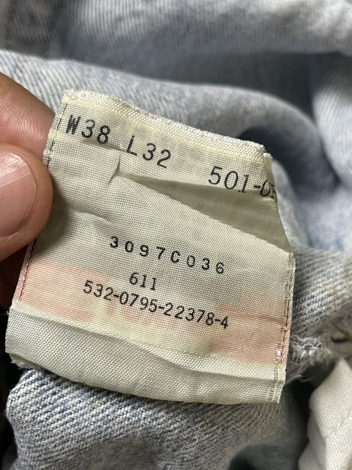 Levi's × Vintage LEVIS STRAUSS & Co 501 Relaxed Fit Jeans (106) Size US 36 / EU 52 - 8 Thumbnail