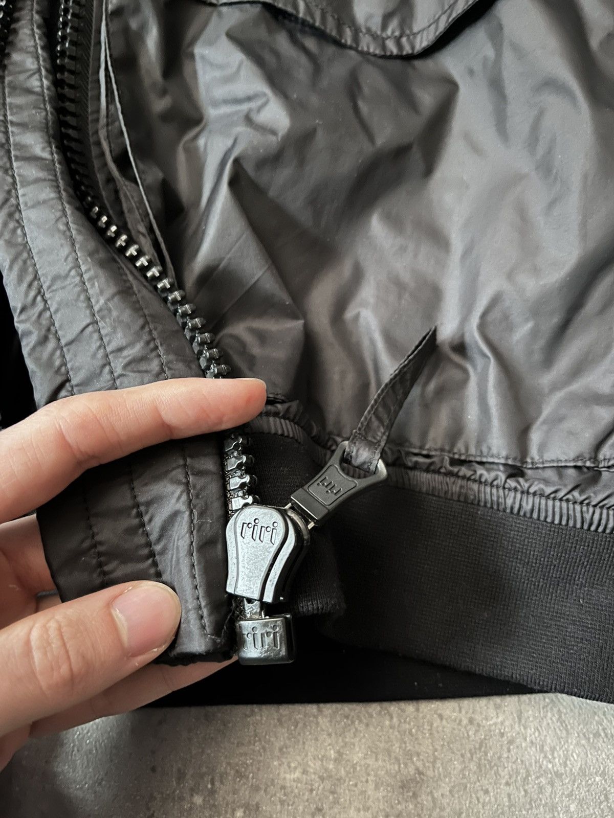 Our Legacy Our Legacy S/S 16 Silky Black nylon jacket big zipper Size US M / EU 48-50 / 2 - 8 Thumbnail