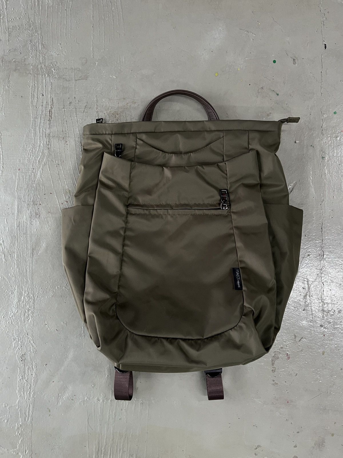 Yohji Yamamoto 2000s Y'saccs Yohji Yamamoto Nylon Backpack Re Nylon Style Size ONE SIZE - 7 Thumbnail