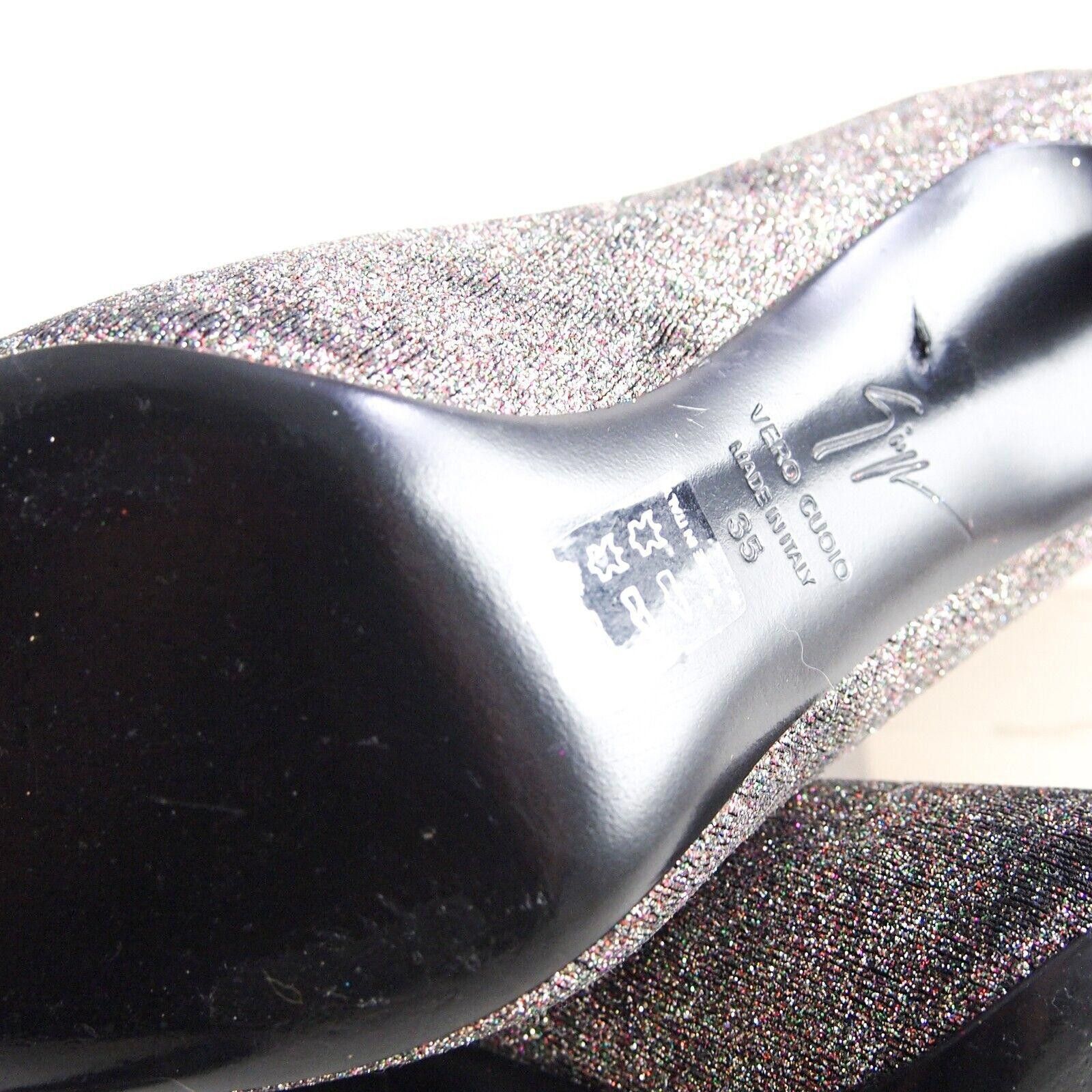 Giuseppe Zanotti Zanotti Sock Boots Heels MultiColor Glitter US 5 EU 35 Size US 5 / IT 35 - 7 Thumbnail