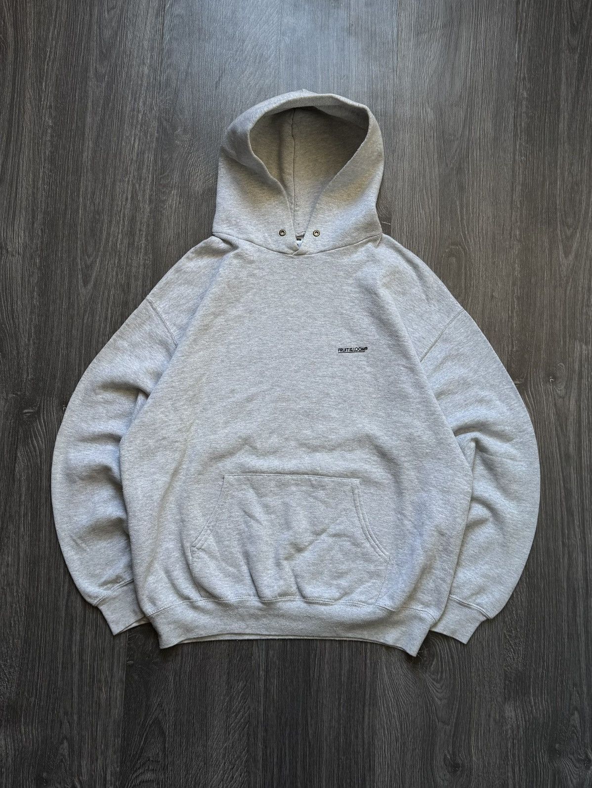 Fruit Of The Loom × Vintage 90s Vintage Fruit of The Loom Hooddie Size US L / EU 52-54 / 3 - 1 Thumbnail