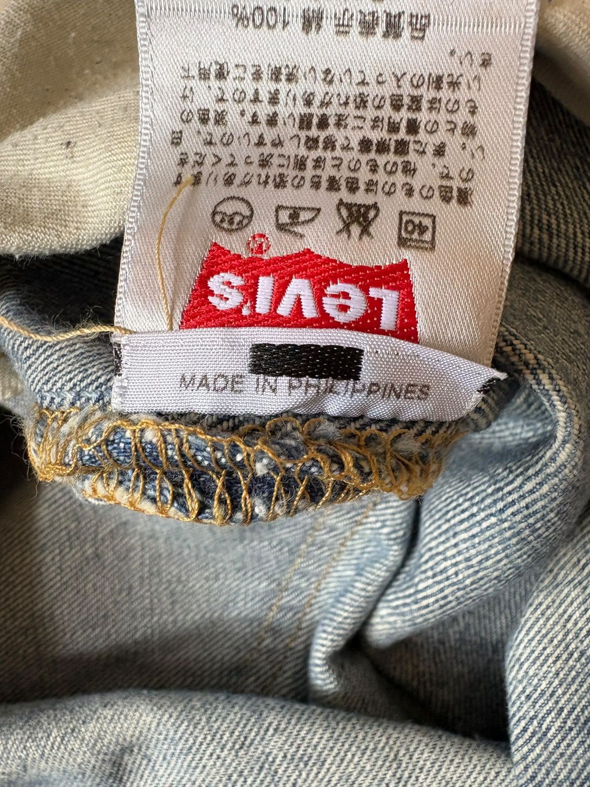 Levi's Vintage 90s Levis 501 Blue Wash Distressed Loose Baggy Jeans Size US 34 / EU 50 - 13 Thumbnail