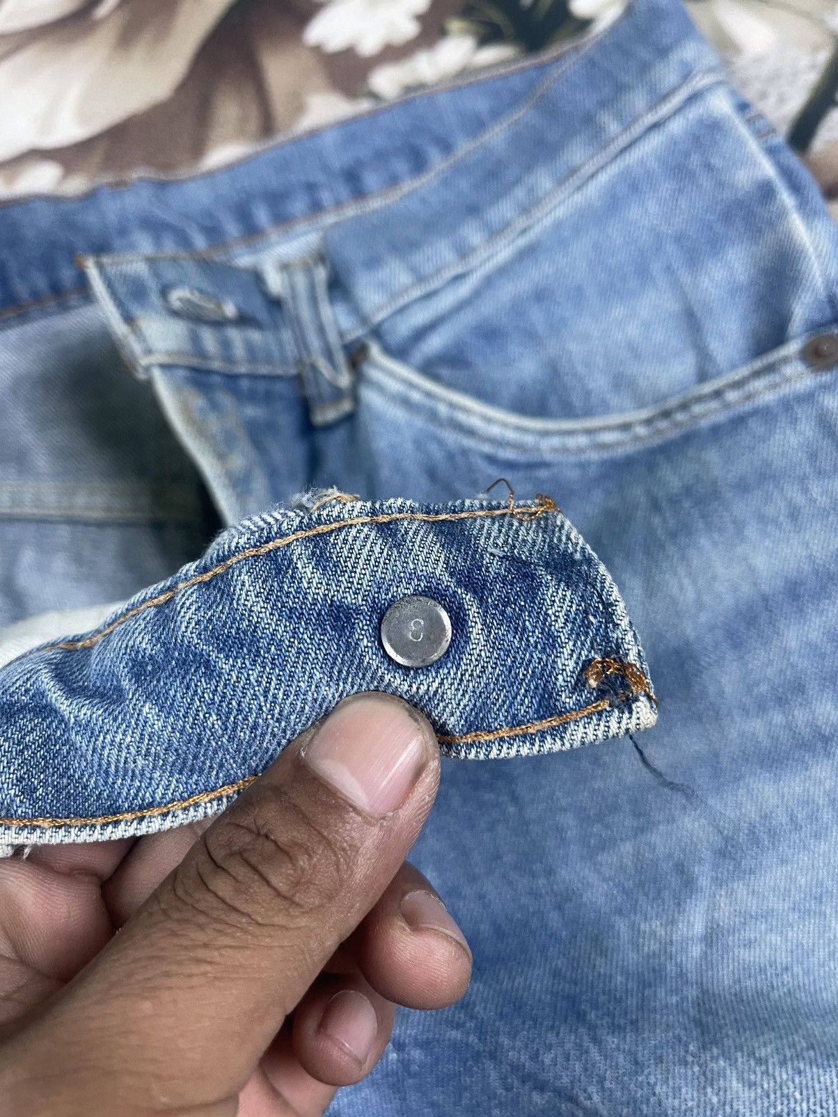 Levi's × Vintage Rare!Vintage Levi’s Orange Tab Button No.8 Size US 31 - 8 Thumbnail