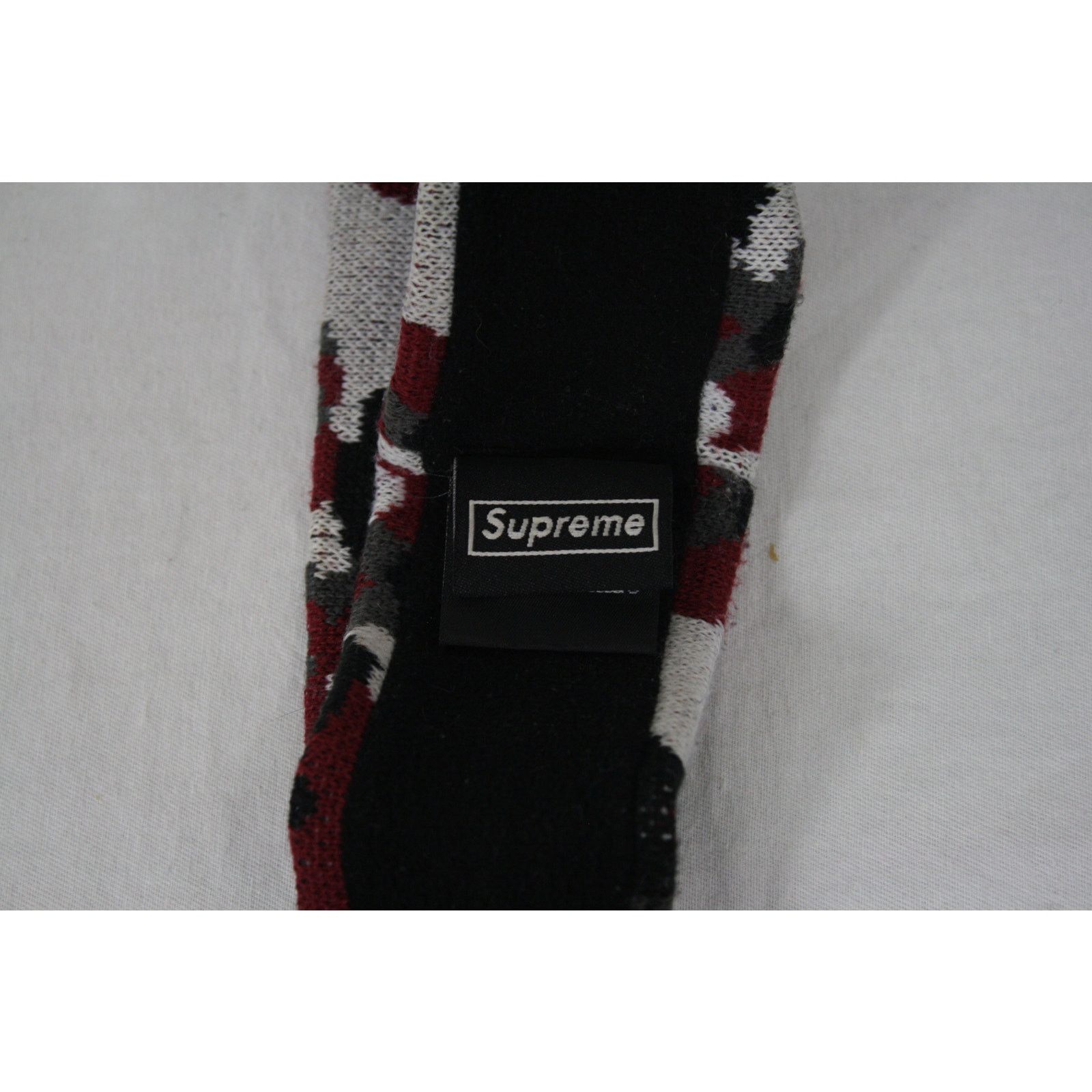 Supreme Supreme New Era FW17 Reflective Logo Red Camo Headband Size ONE SIZE - 3 Thumbnail