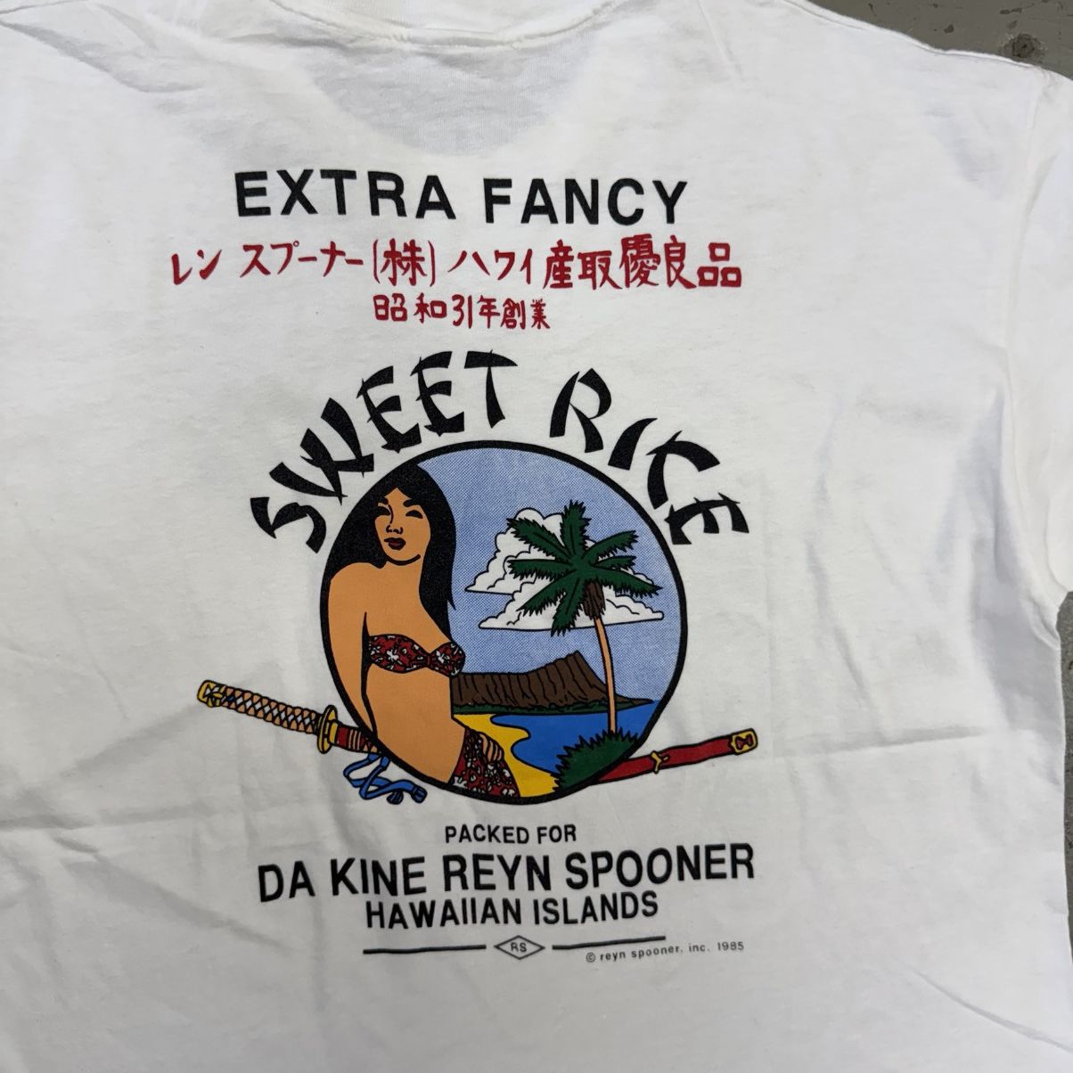 Reyn Spooner Vintage Reyn Spooner Extra Fancy Hook Ups Hawaii Tee Size US L / EU 52-54 / 3 - 7 Thumbnail