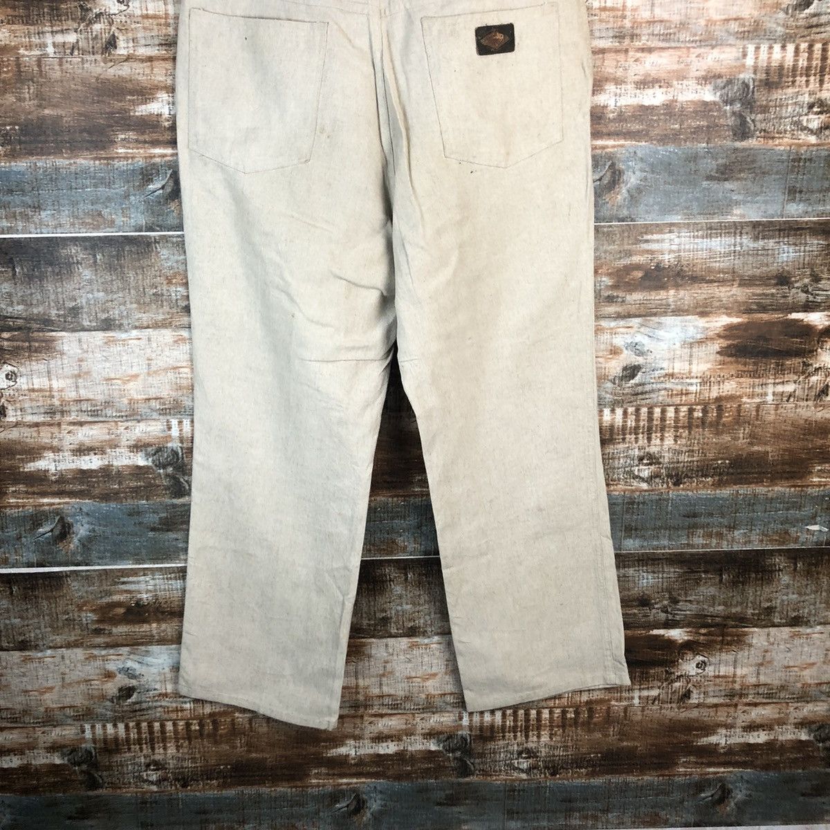 Wrangler DL Wrangler Vintage Beige Casual Pants #C1237 Size US 36 / EU 52 - 13 Thumbnail