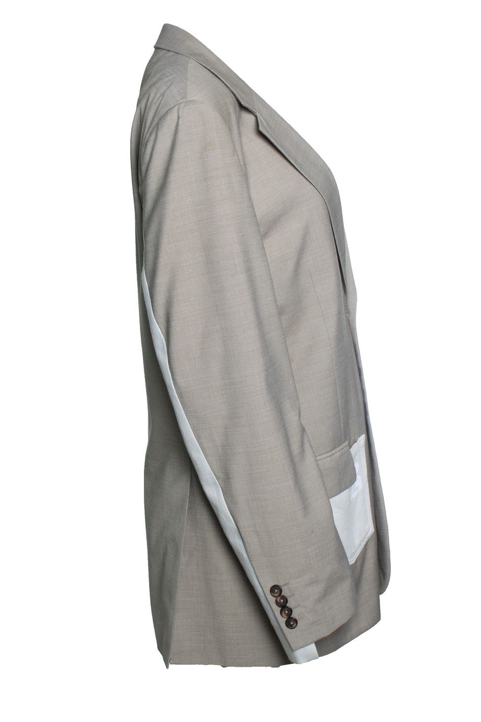 Blaze Blaze, customised blazer jacket in beige Size ONE SIZE - 3 Thumbnail