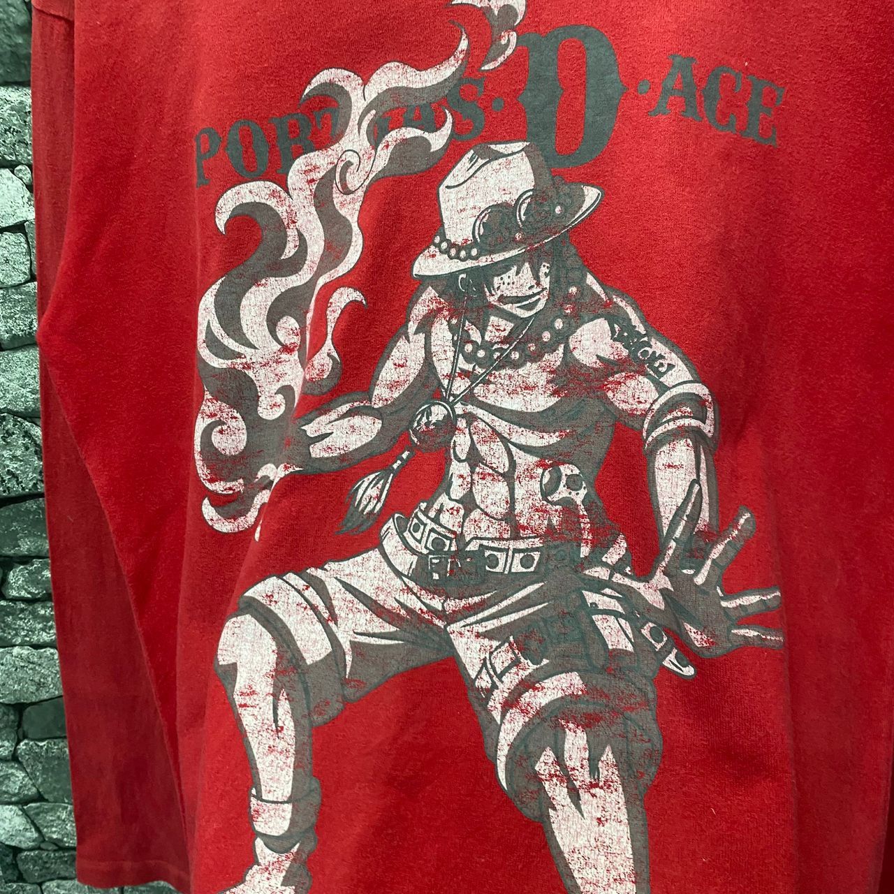 One Piece Vintage One Piece Porgas D Ace Anime Japan Tshirt Size US L / EU 52-54 / 3 - 5 Thumbnail