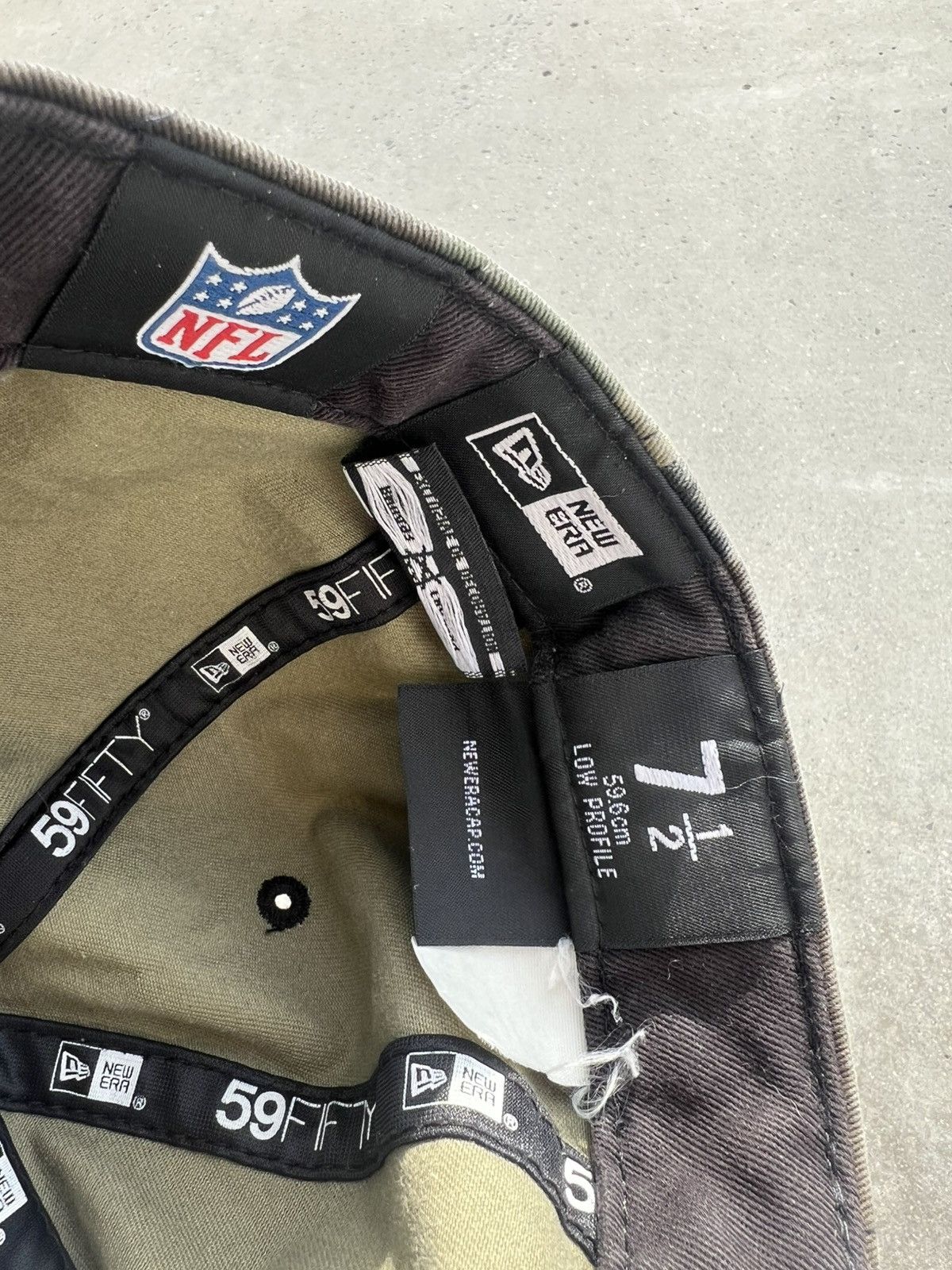 New Era × Vintage New Era Camo Seattle Seahawks vinage cap Size ONE SIZE - 5 Thumbnail
