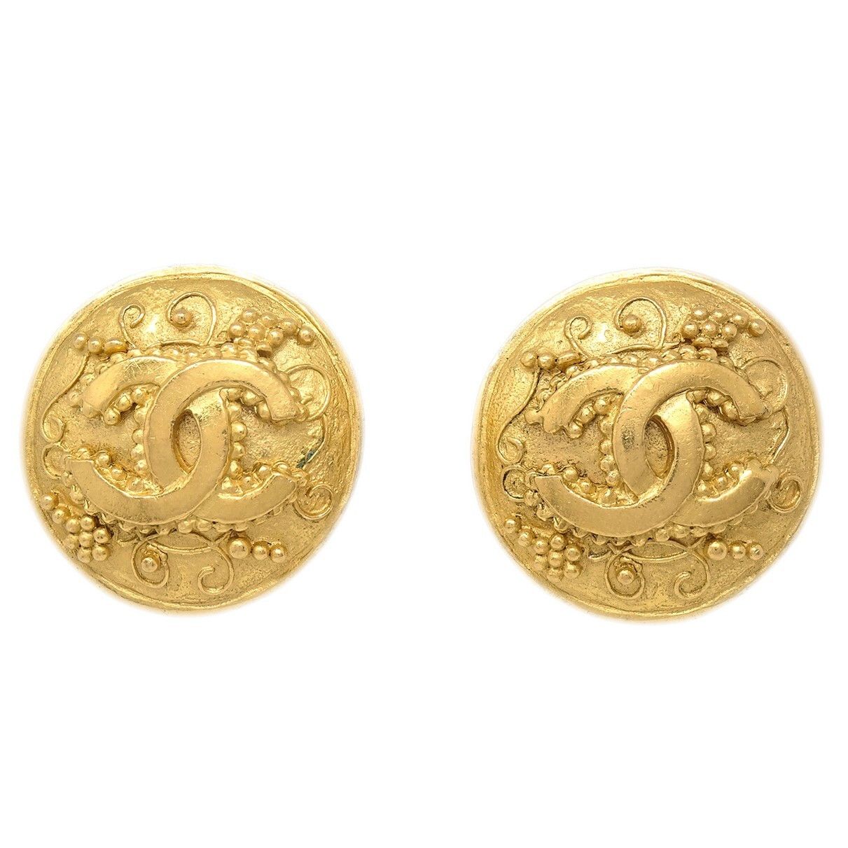 Chanel Chanel CC Round Earrings Metal Size ONE SIZE - 1 Thumbnail