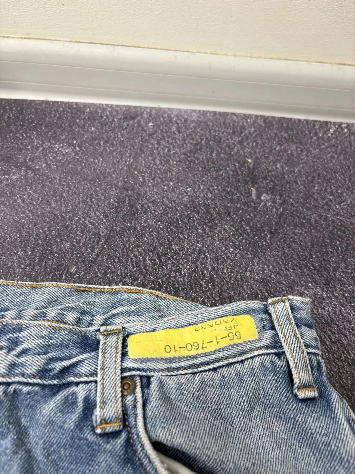 Dickies × Vintage Vintage Dickies Faded Washed Light Blue Denim Baggy Jeans Size US 38 / EU 54 - 10 Thumbnail
