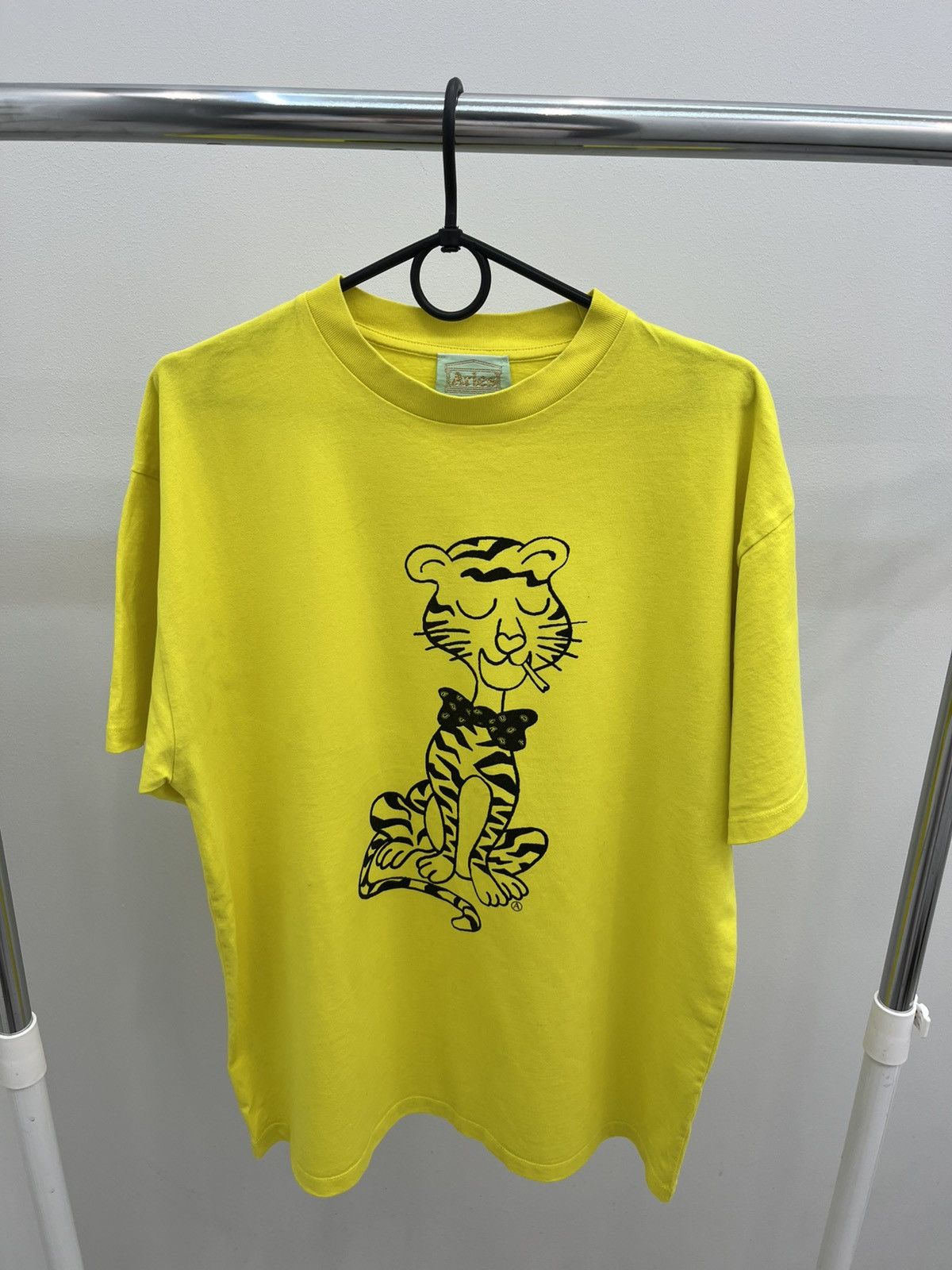 Aries Aries Smoking Tiger Printed Cotton Tee T-shirt Size US L / EU 52-54 / 3 - 2 Thumbnail