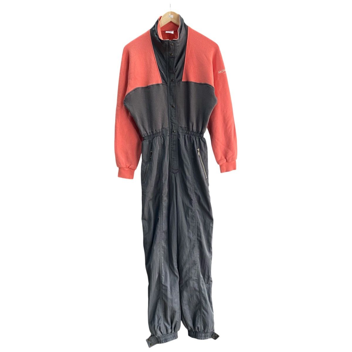 Moncler Vintage 90s Moncler Asics Archive Gorpcore OnePiece Ski Suit Size US 28 / EU 44 - 1 Thumbnail