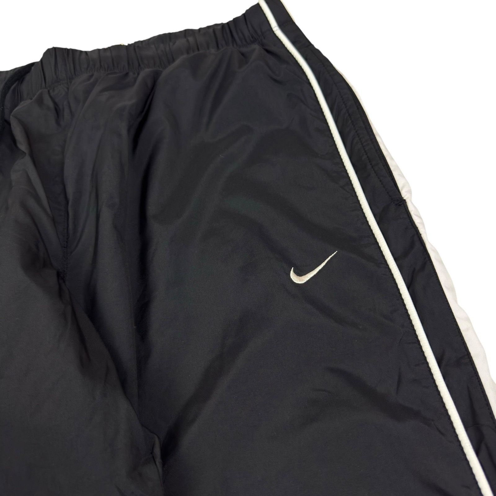 Nike Nike Men's Black Tappered Leg Zipper Hem Track Pants Large Size US 30 / EU 46 - 4 Thumbnail
