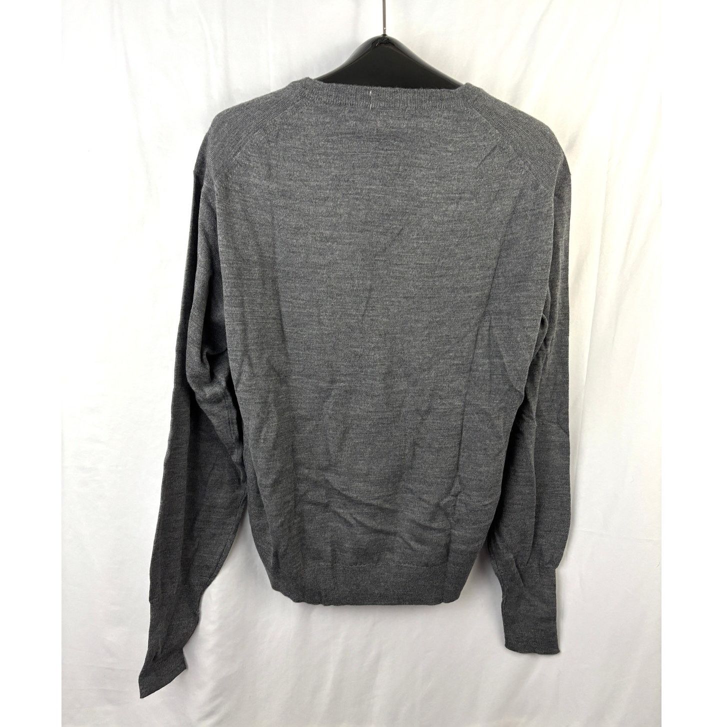 Lacoste Vintage 1980s Izod Lacoste Gray Knit V-Neck Sweater Men’s Size US L / EU 52-54 / 3 - 2 Thumbnail