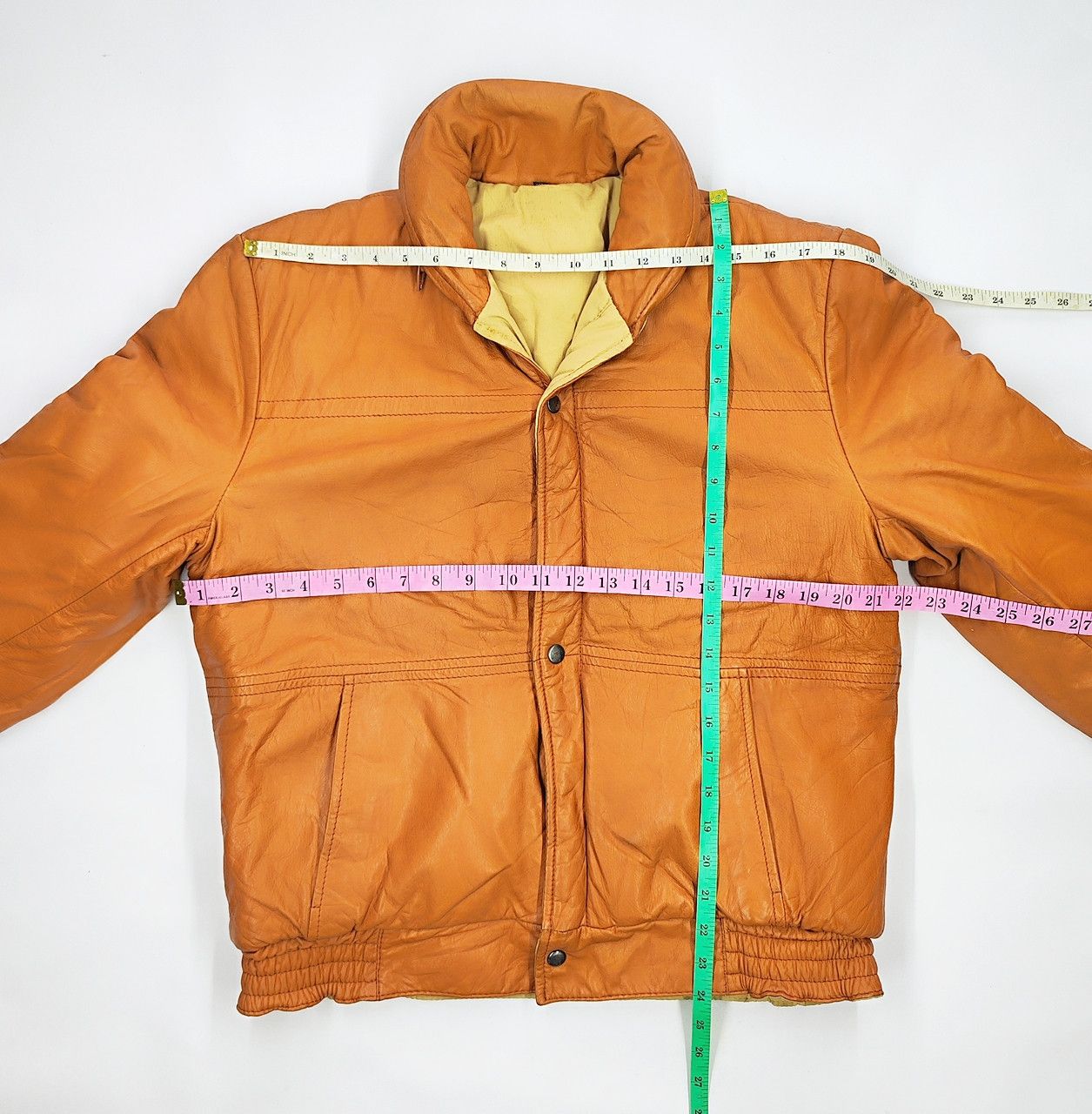 Robert Comstock vintage COMSTOCK reversible leather jacket with hood Size US L / EU 52-54 / 3 - 5 Thumbnail