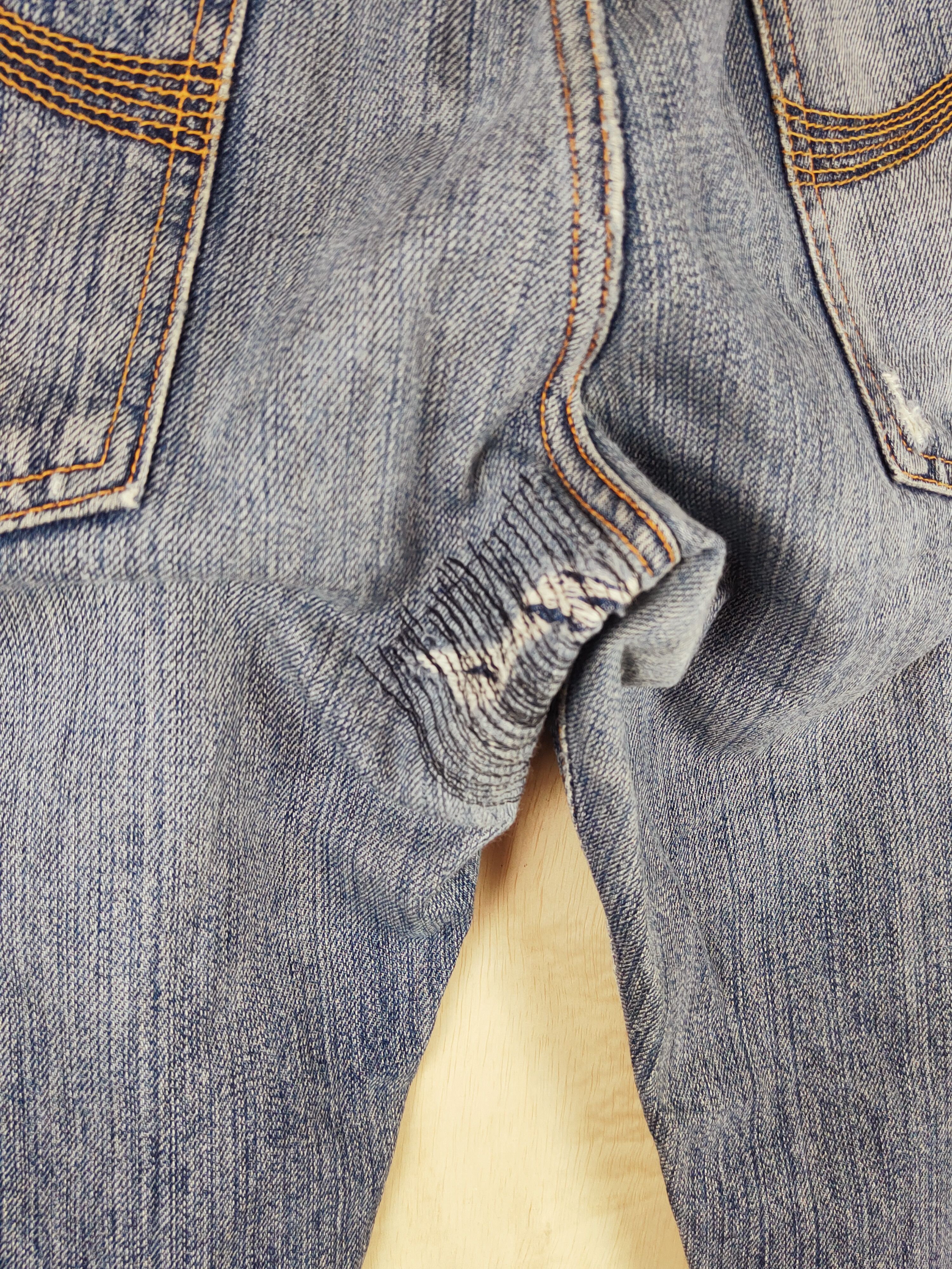 Japanese Brand Nudie Jeans Blue Distressed Ripped Jeans #S2667 Size US 34 / EU 50 - 10 Thumbnail