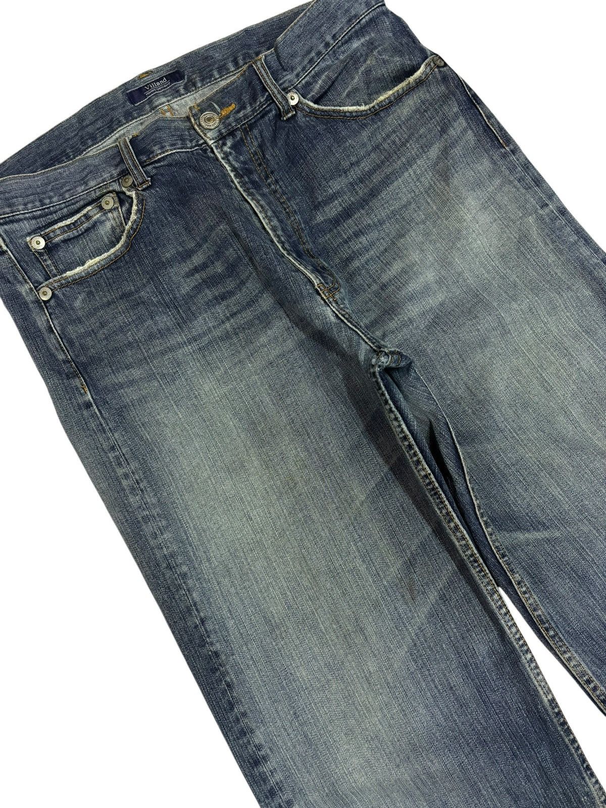 Japanese Brand × Vintage Vintage Japan Villand Faded Blue Washed Jeans Size US 33 - 3 Thumbnail