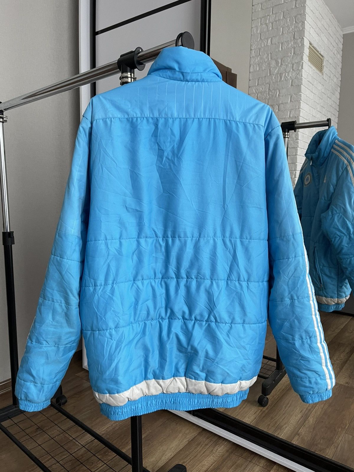 Adidas Adidas Olympique Marseille Vintage Zip Soccer Jacket Size US M / EU 48-50 / 2 - 4 Thumbnail