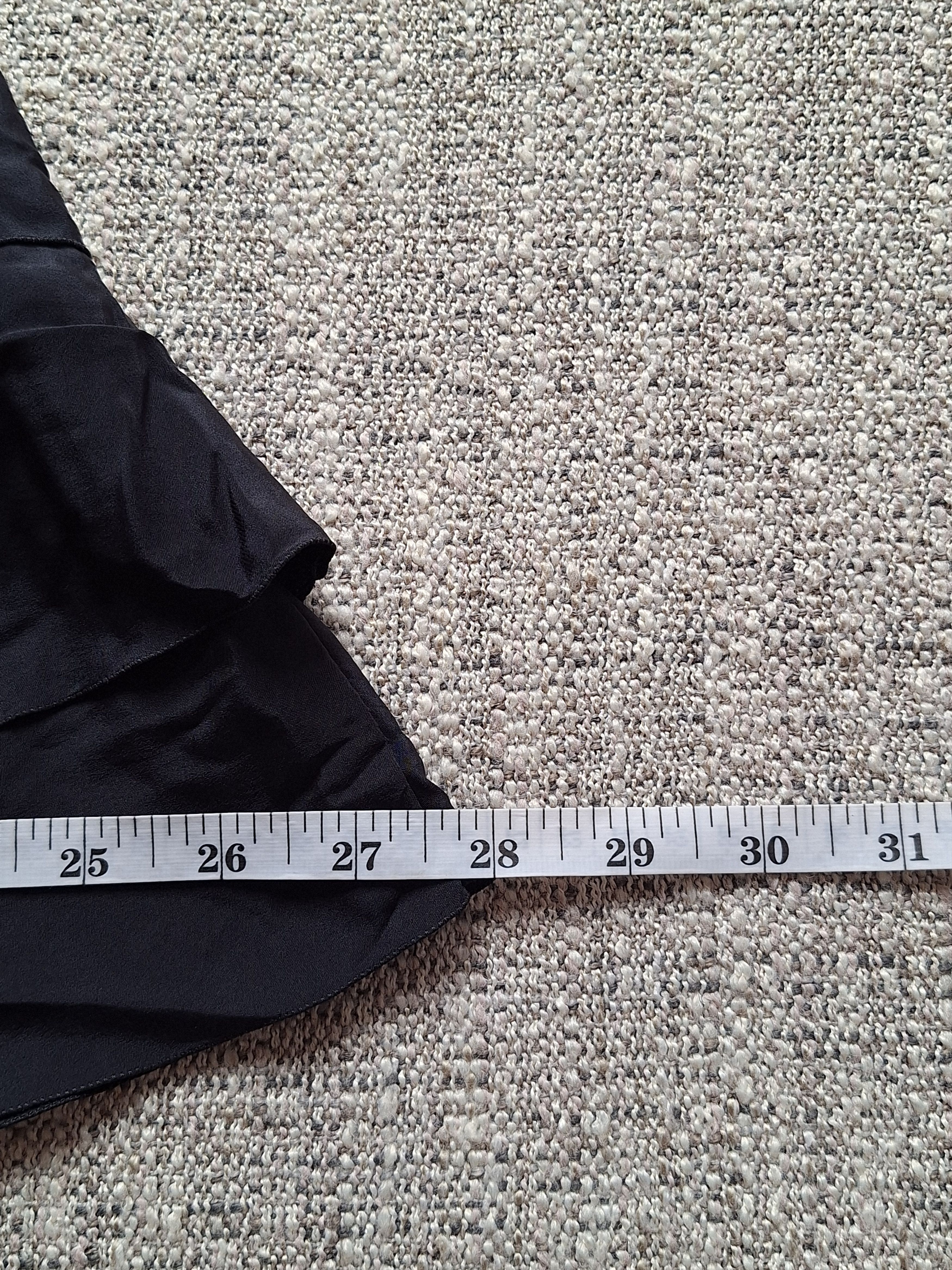 Chanel CHANEL / 03P 2003 Spring Silk Chiffon Black Skirt Size XS / US 0-2 / IT 36-38 - 9 Thumbnail