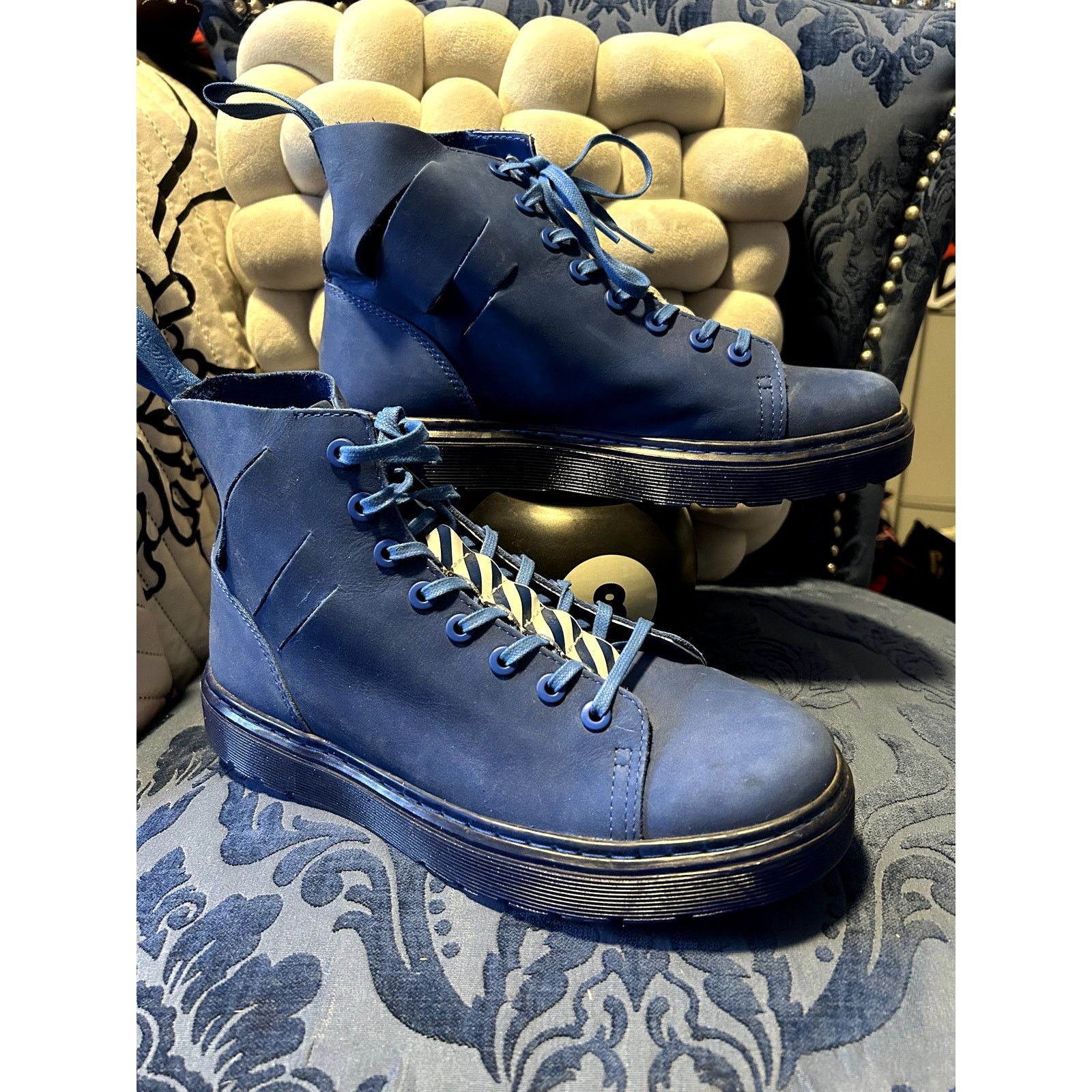 Dr. Martens Very Rare! Dr Martens x OffWhite Talib Blue size 8.5/EU 40 Size US 8.5 / IT 38.5 - 1 Thumbnail
