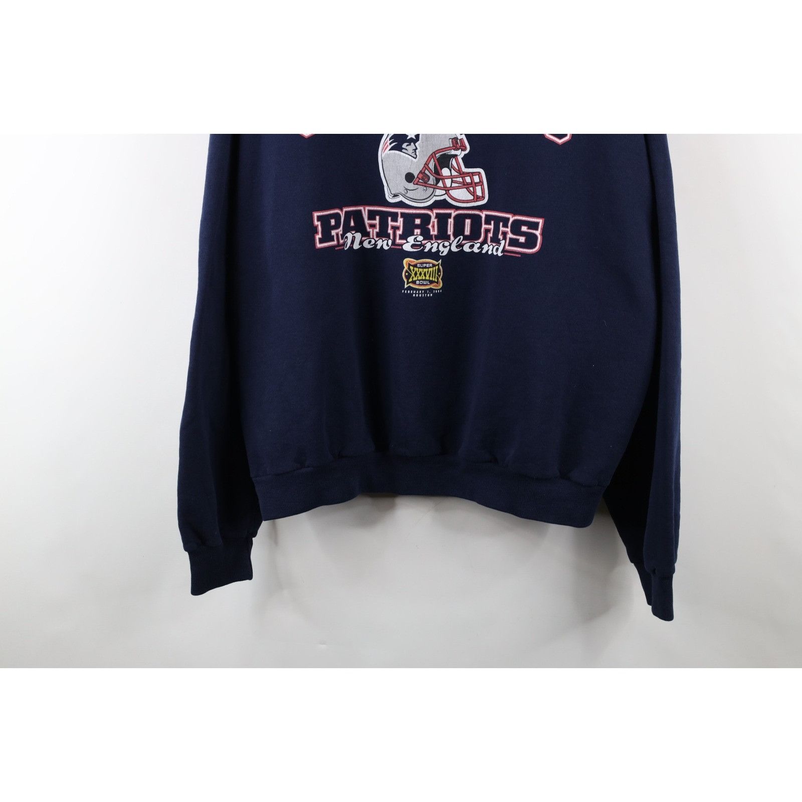 Vintage Vintage Y2K 2003 AFC Champs New England Patriots Sweatshirt Size US XXL / EU 58 / 5 - 3 Thumbnail