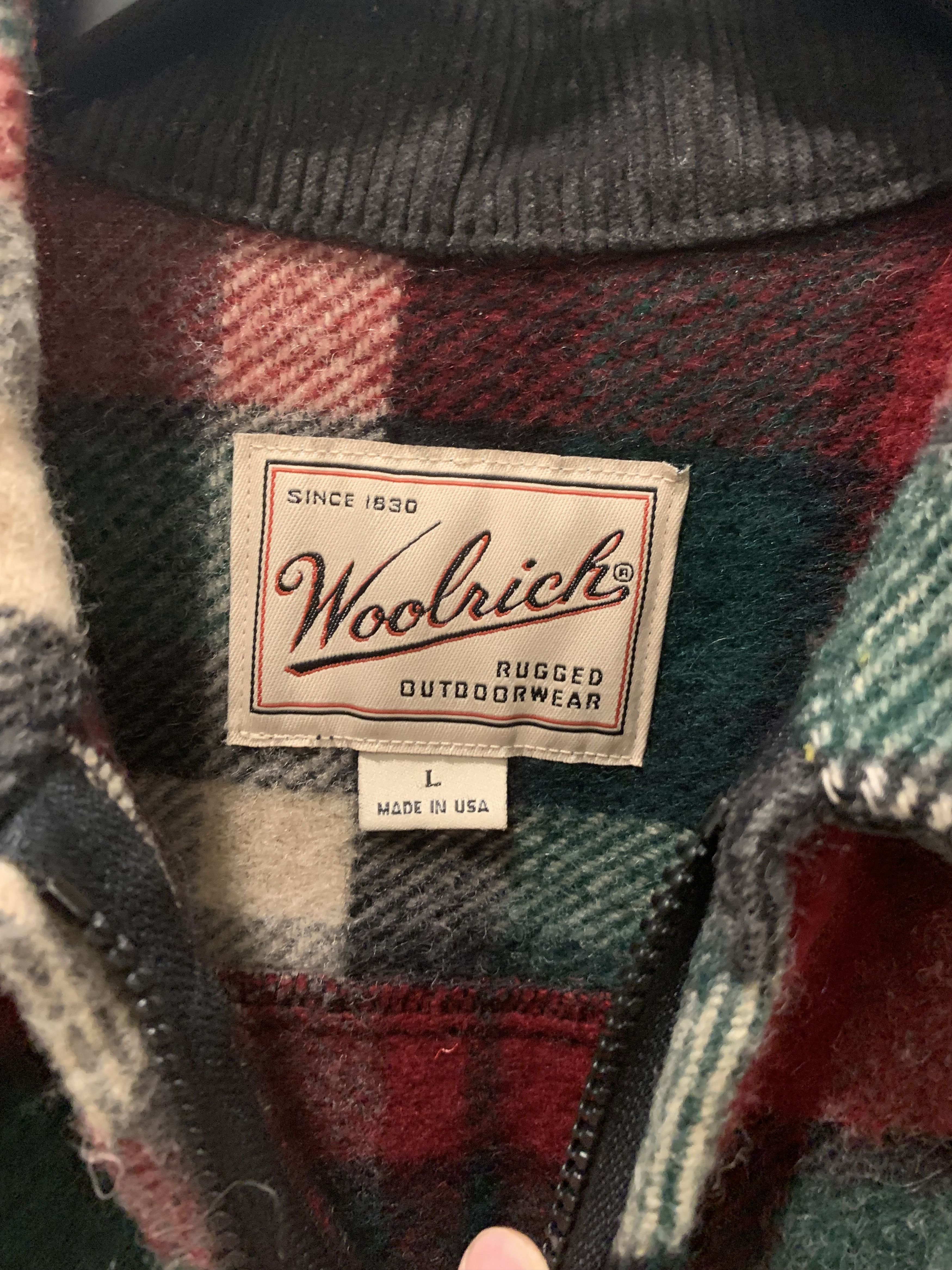 Woolrich Woolen Mills Woolrich Woolen Mills Quarter-Zips vintage rare Size US XL / EU 56 / 4 - 2 Thumbnail